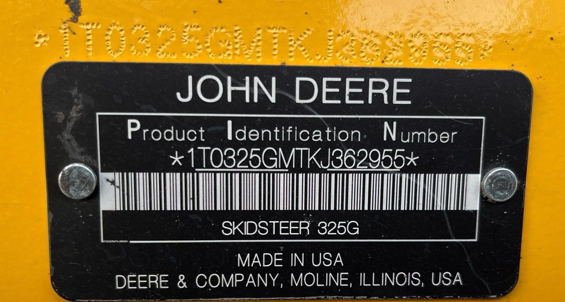 gallery 2019 John Deere 325G tracked skid steer loader