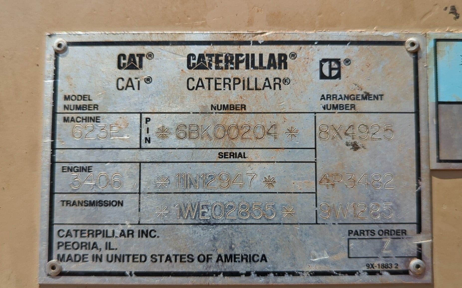 gallery 1995 Caterpillar 623F Elevating Scraper