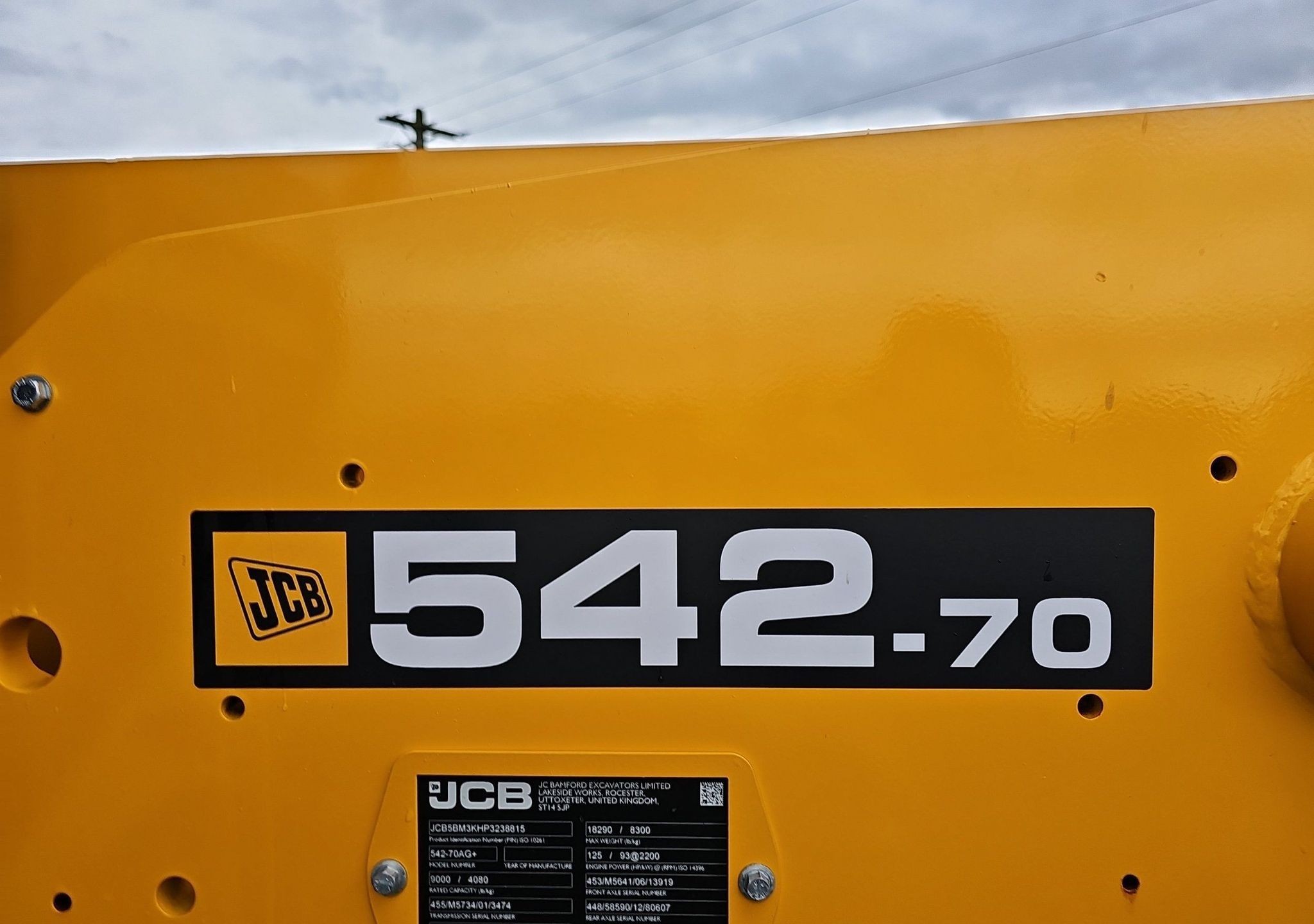 gallery 2023 JCB 542-70AG telehandler