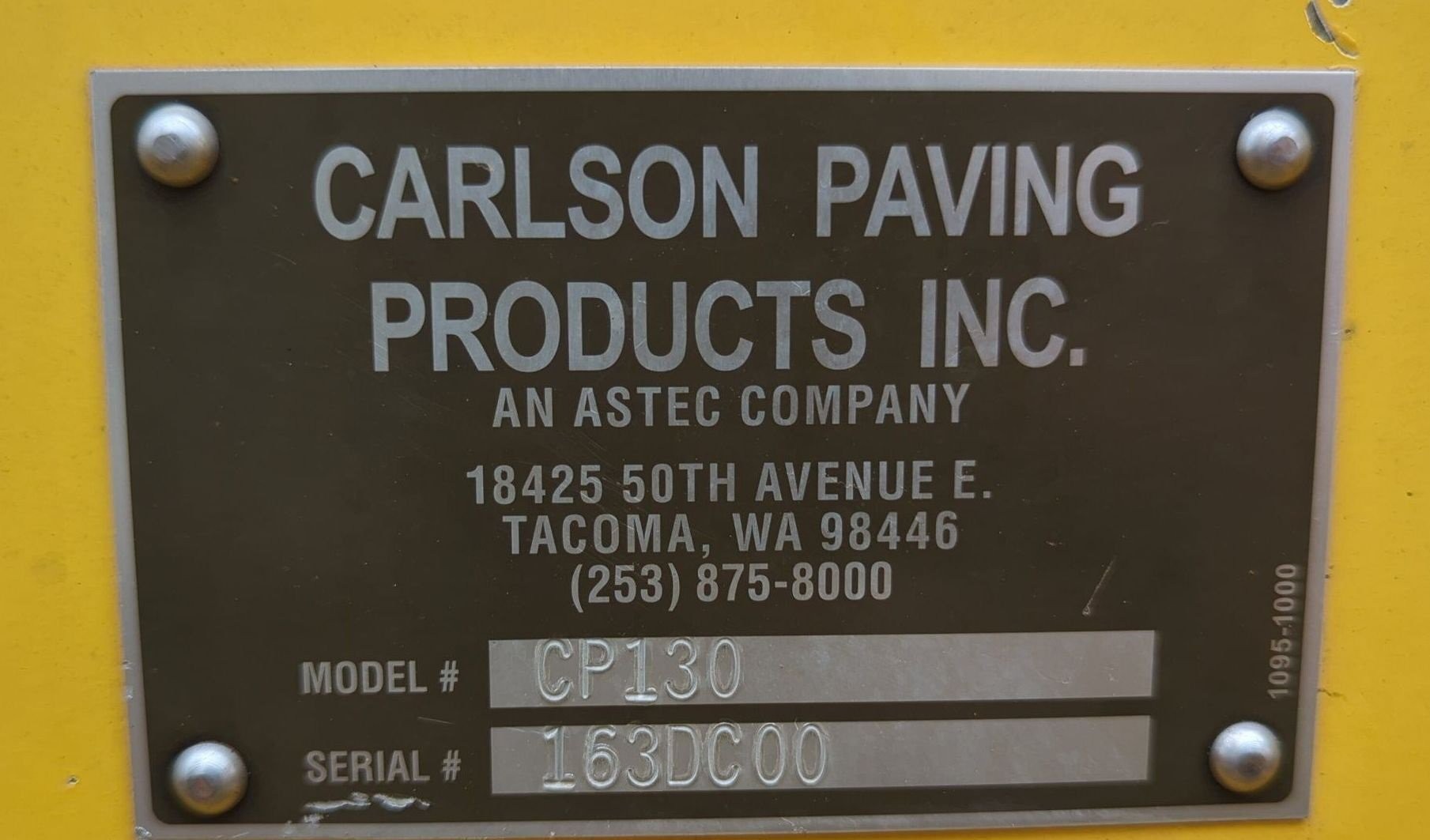gallery 2020 Carlson CP130 paver