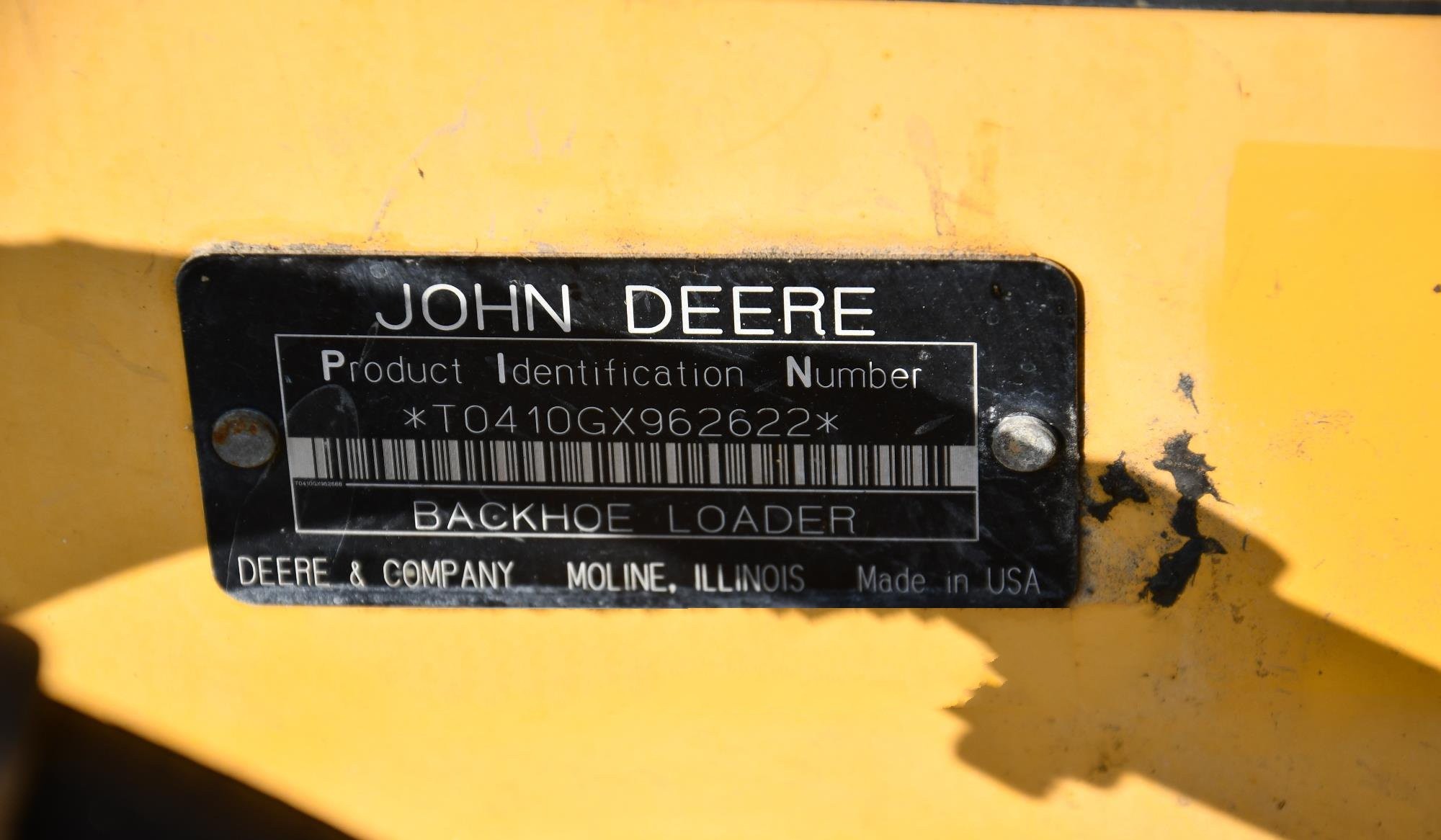 gallery 2007 John Deere 410G 4x4 Loader Backhoe W/Extendahoe