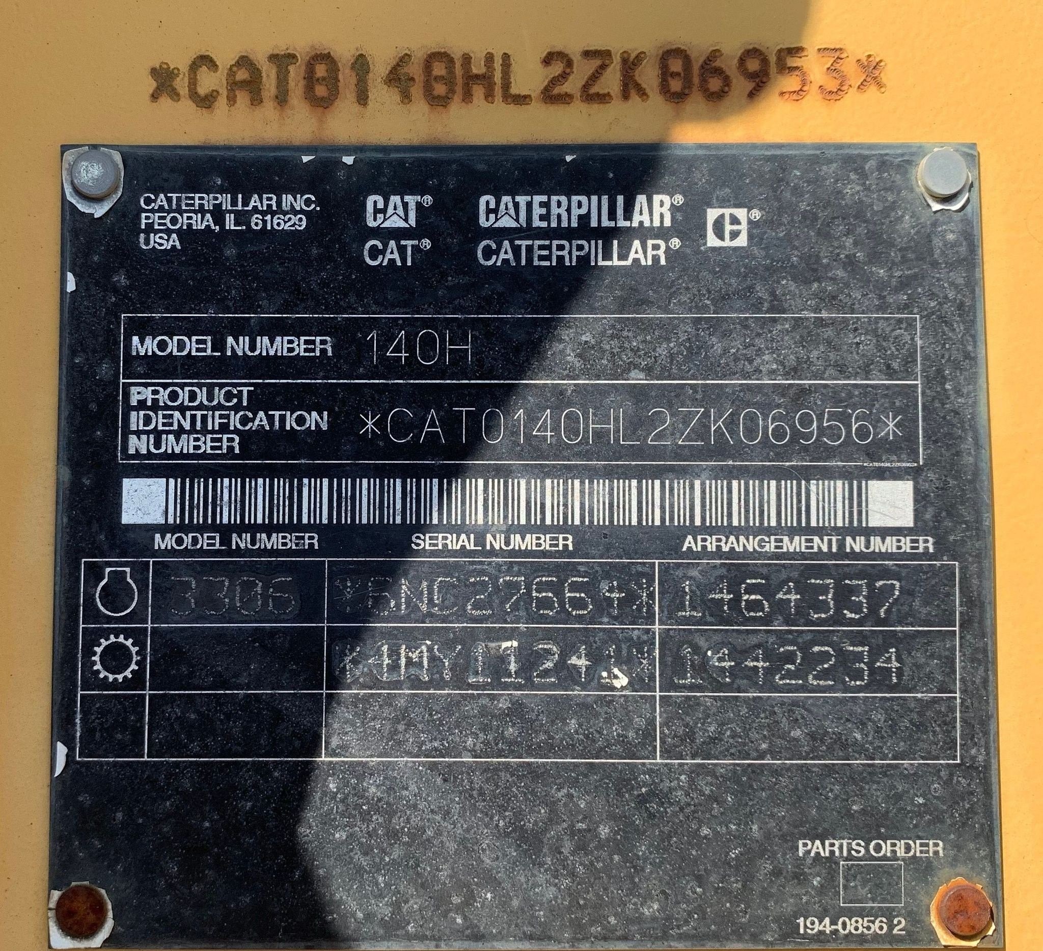 gallery 2001 Caterpillar 140H motor grader
