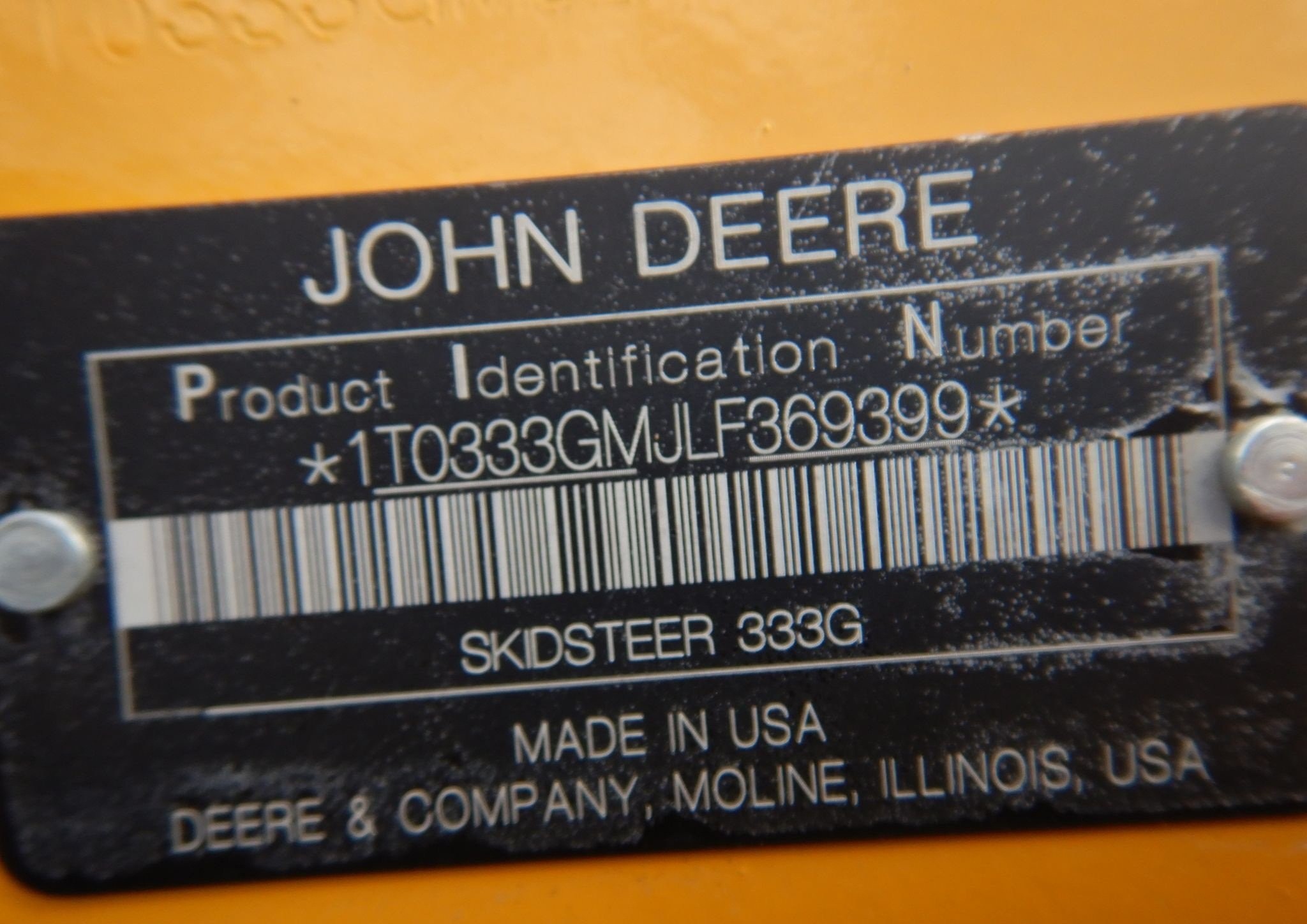 gallery 2020 John Deere 333G tracked skid steer loader