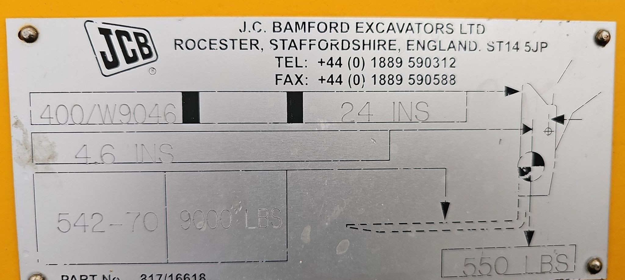 gallery 2023 JCB 542-70AG telehandler