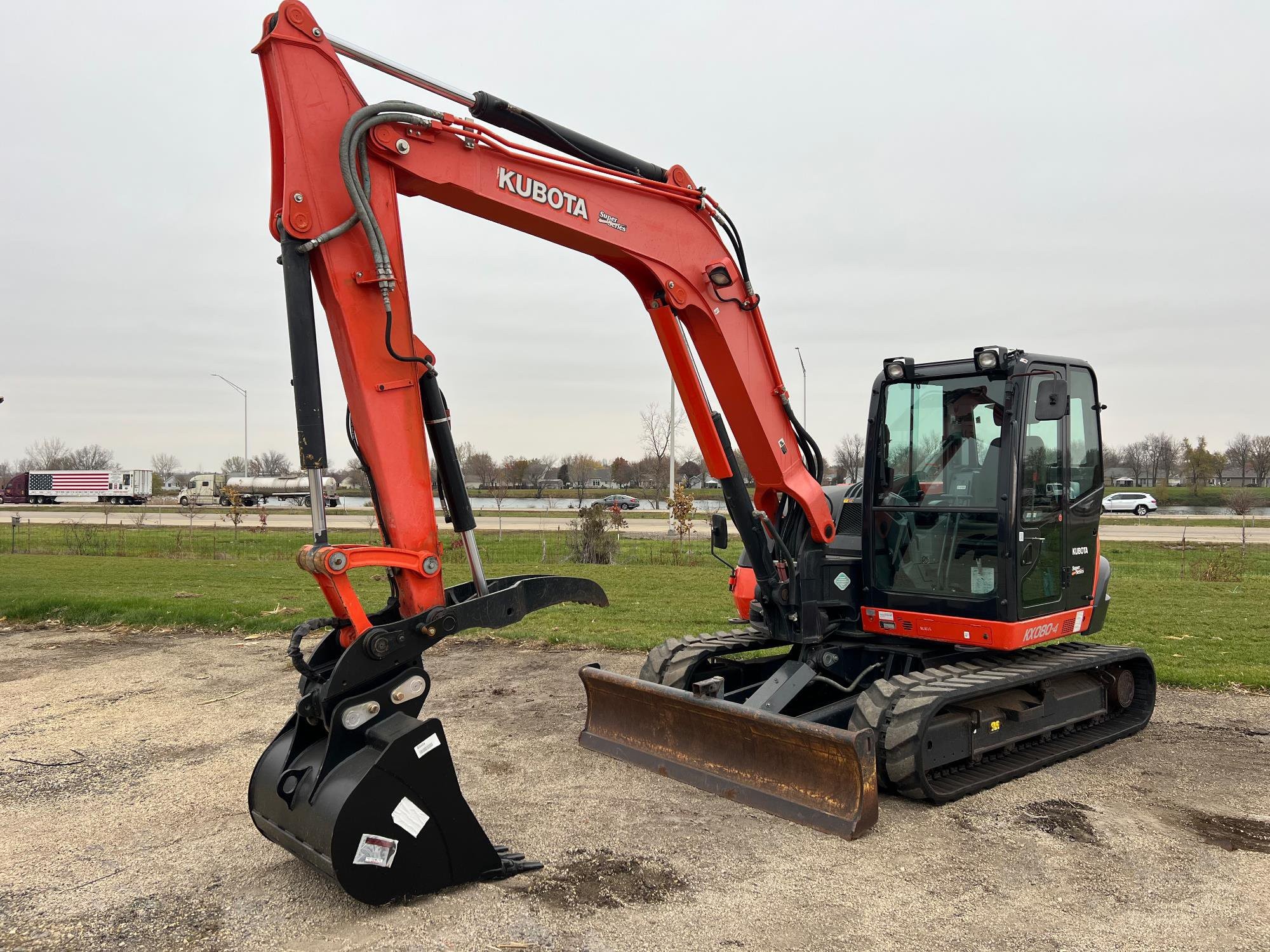 gallery 2018 Kubota KX080-4 Mini Excavator