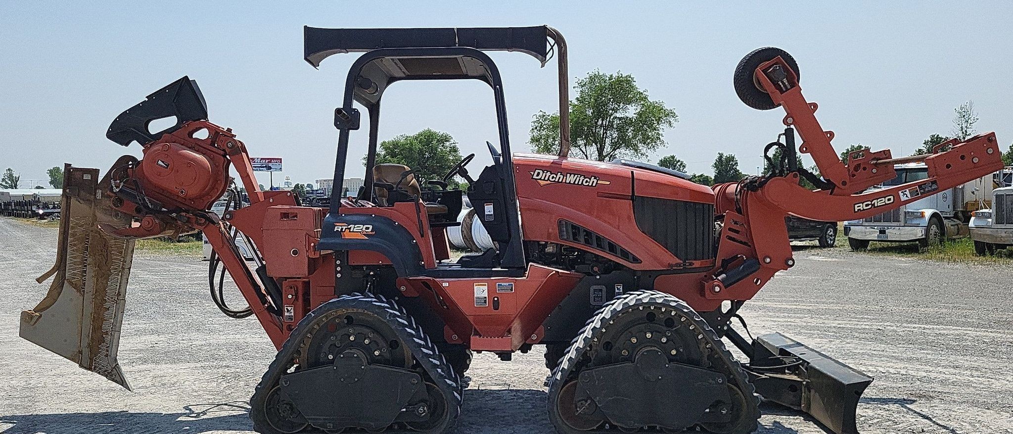 gallery 2012 Ditch Witch RT120 Quad vibratory cable plow
