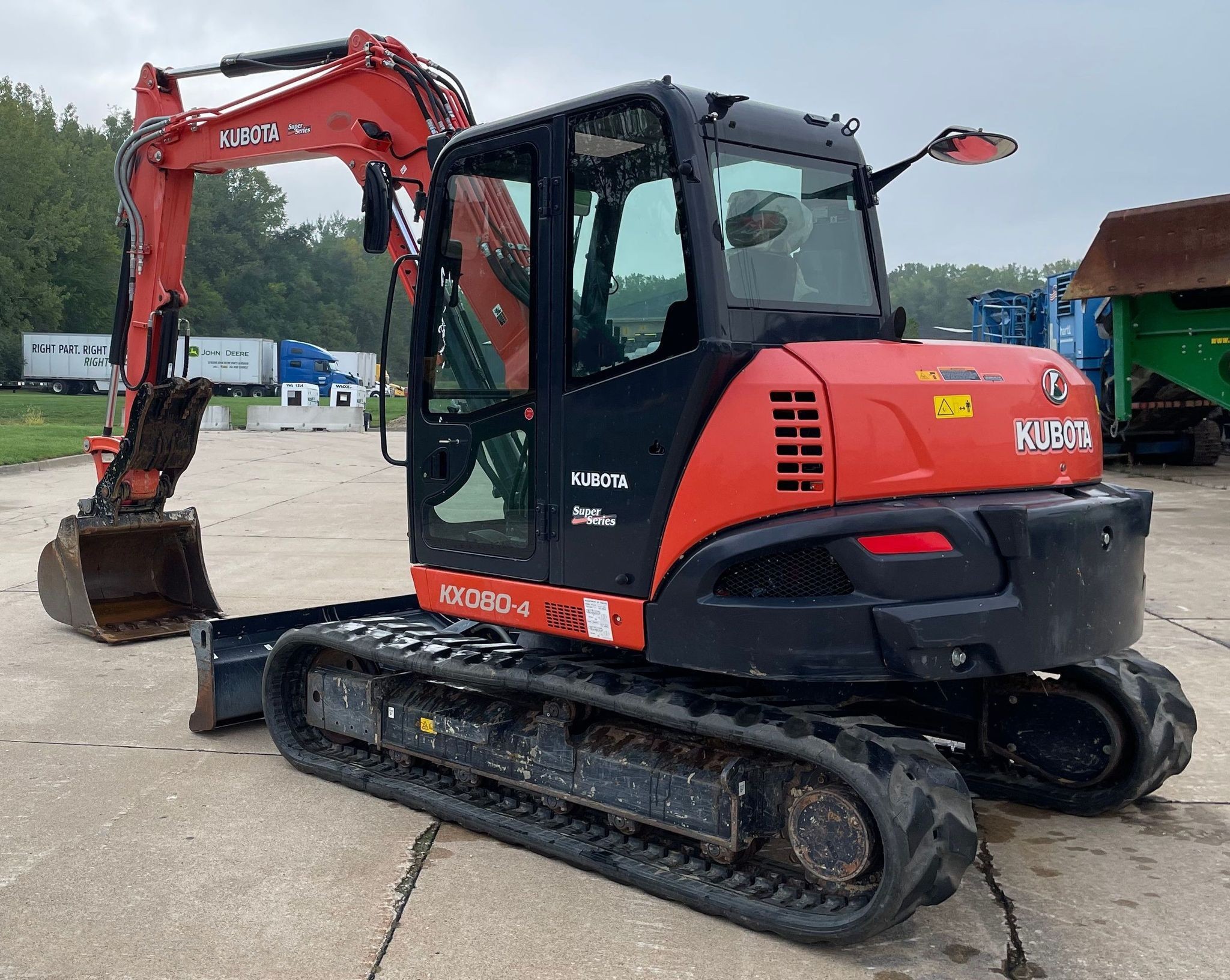 gallery 2019 Kubota KX080-4 mini excavator