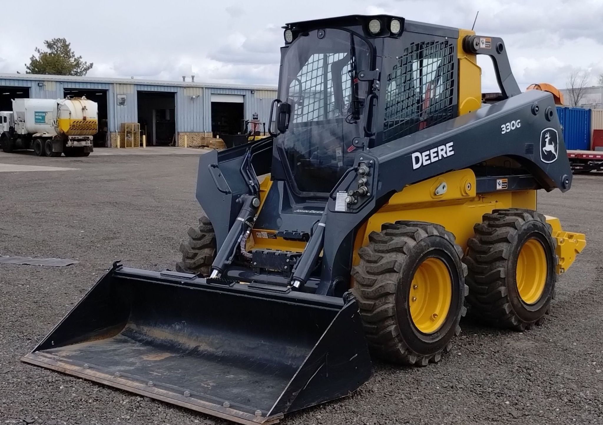 gallery 2022 John Deere 330G skid steer loader