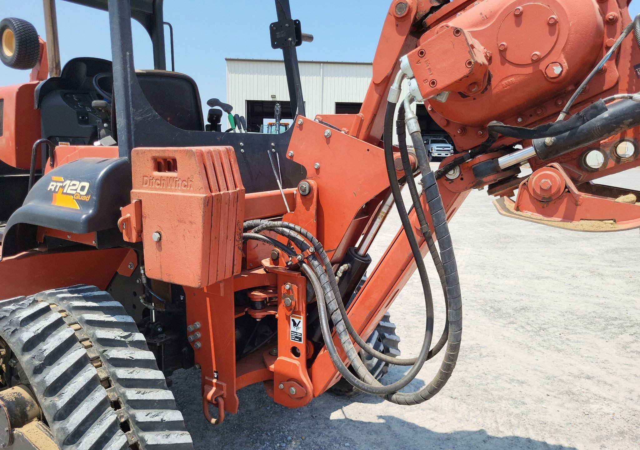 gallery 2012 Ditch Witch RT120 Quad vibratory cable plow