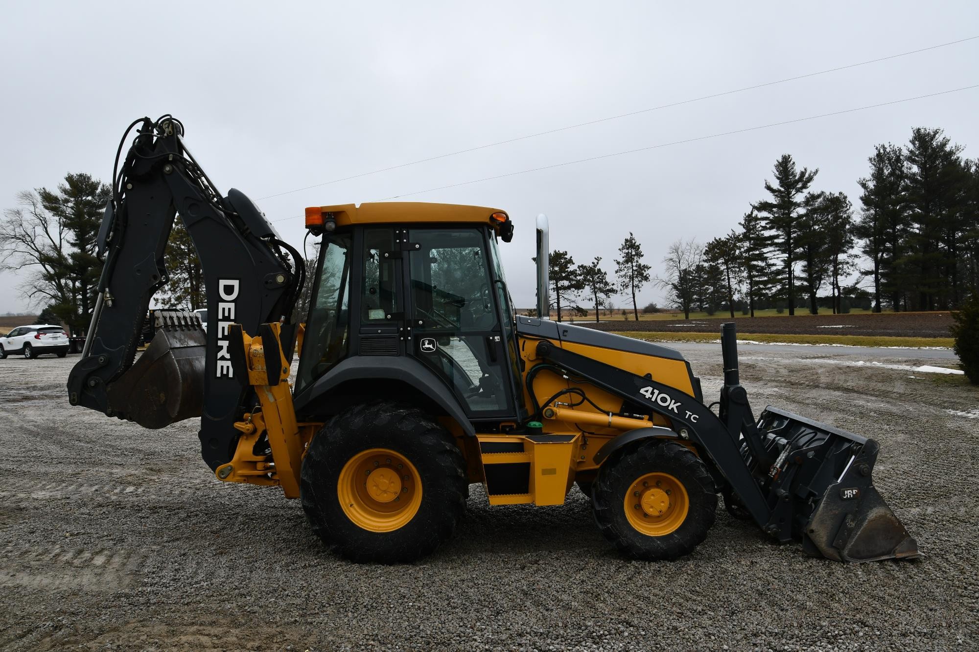 gallery 2012 John Deere 410K TC 4x4 Loader Backhoe W4-IN-1 Bucket & Extendahoe