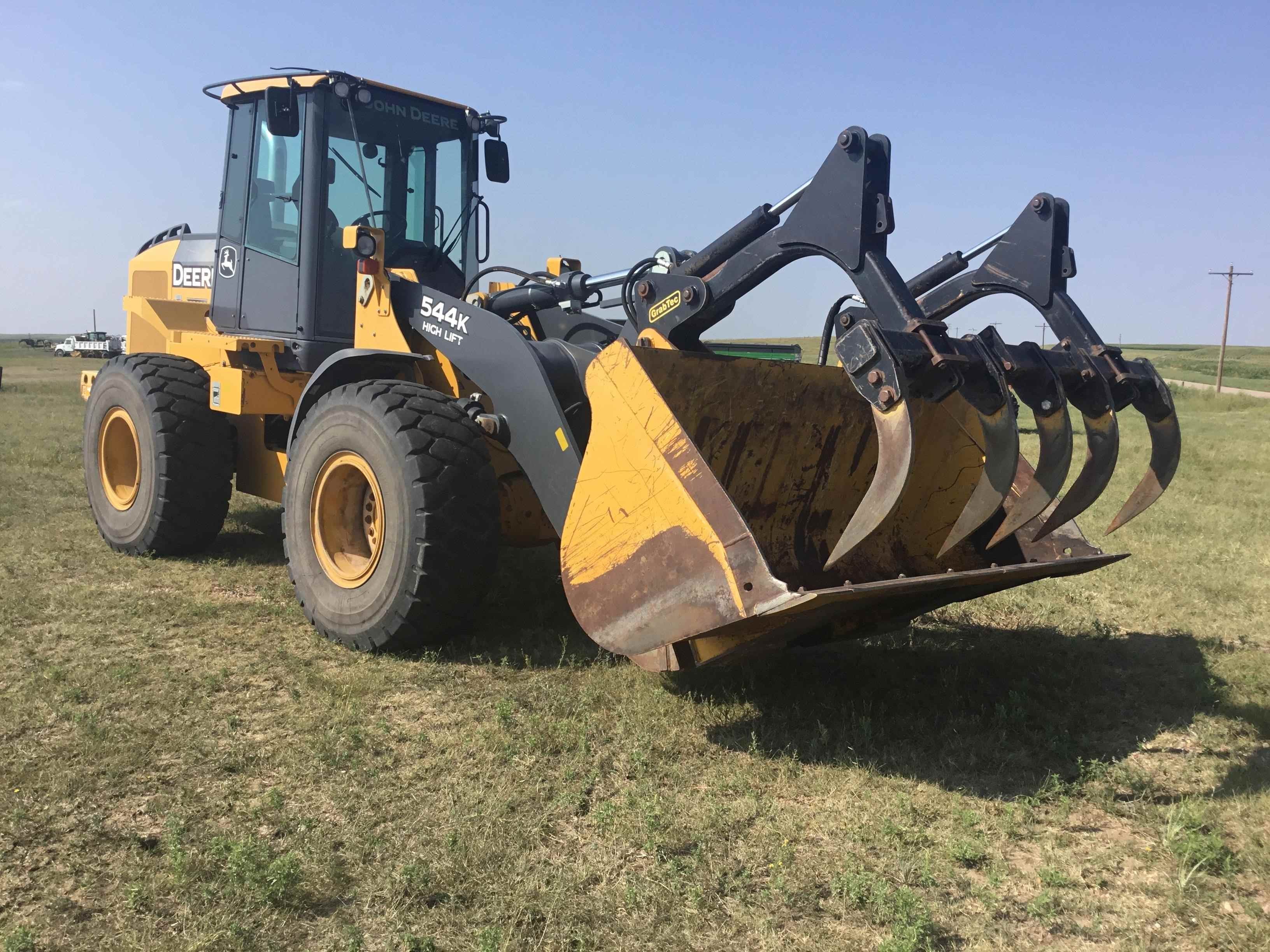 gallery 2010 John Deere 544K High Lift Wheel Loader WGrapple