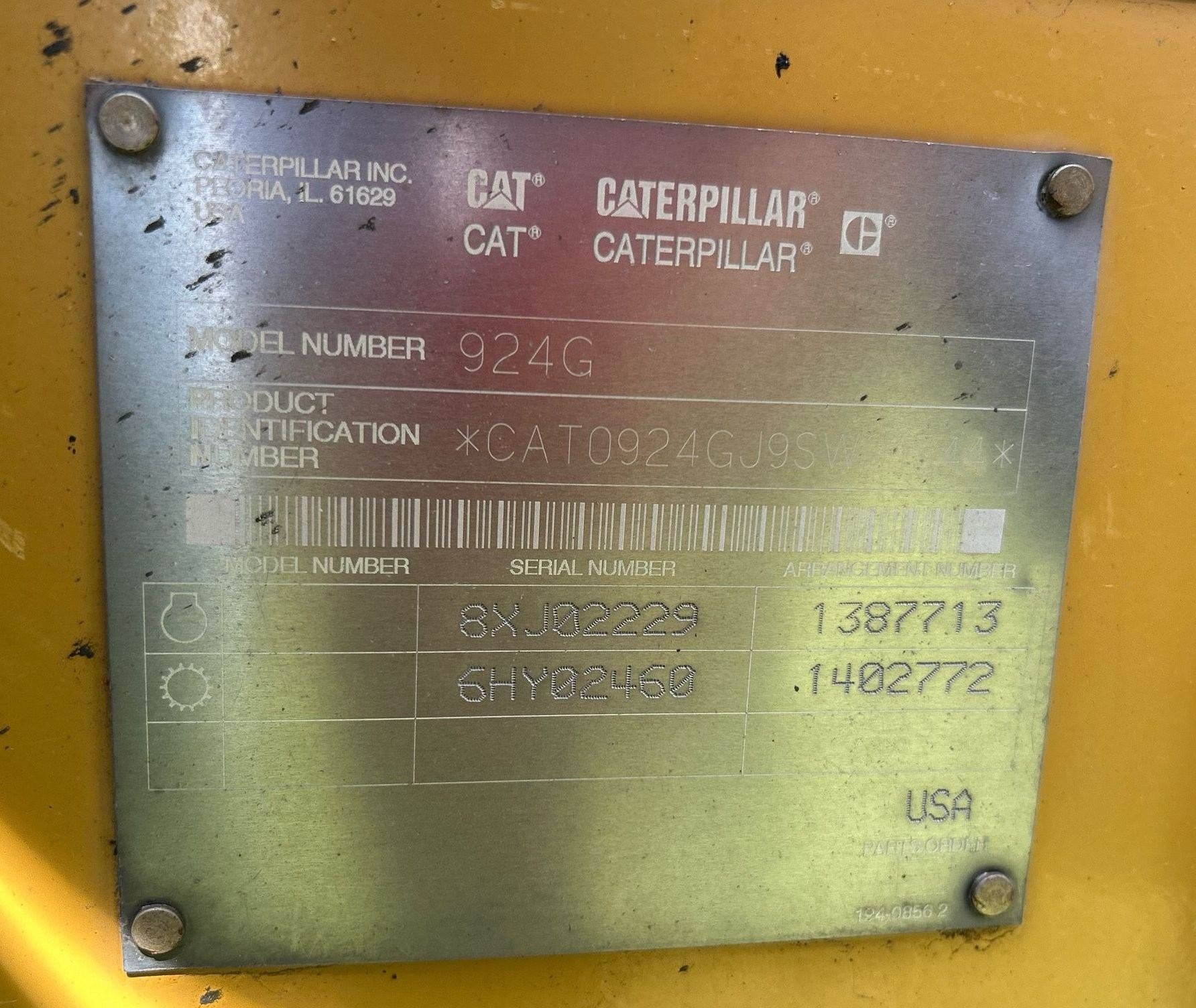 gallery 2001 Caterpillar 924G wheel loader