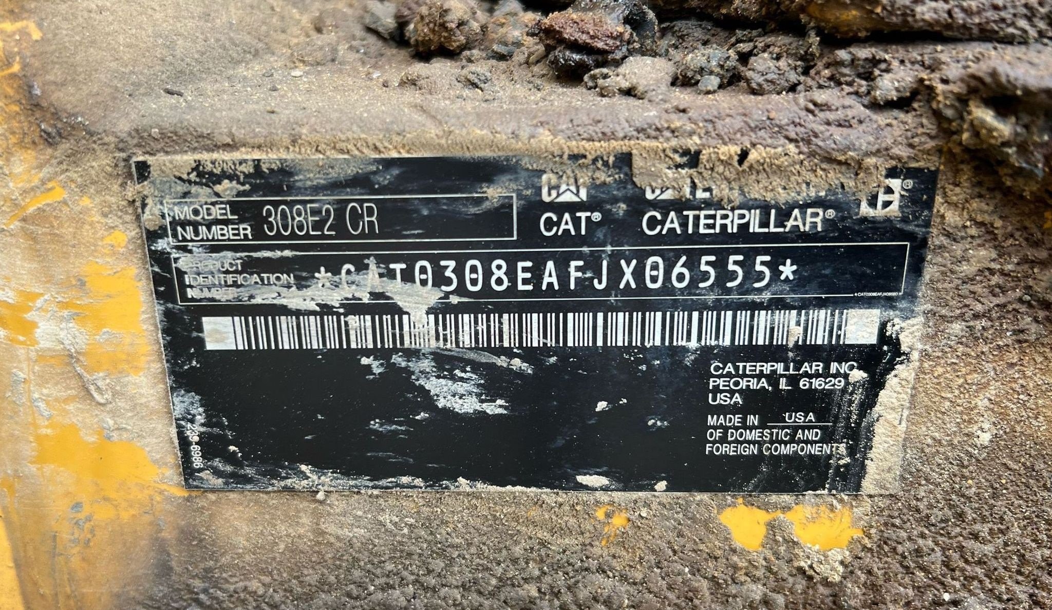 gallery 2016 Caterpillar 308E2 CR mini excavator