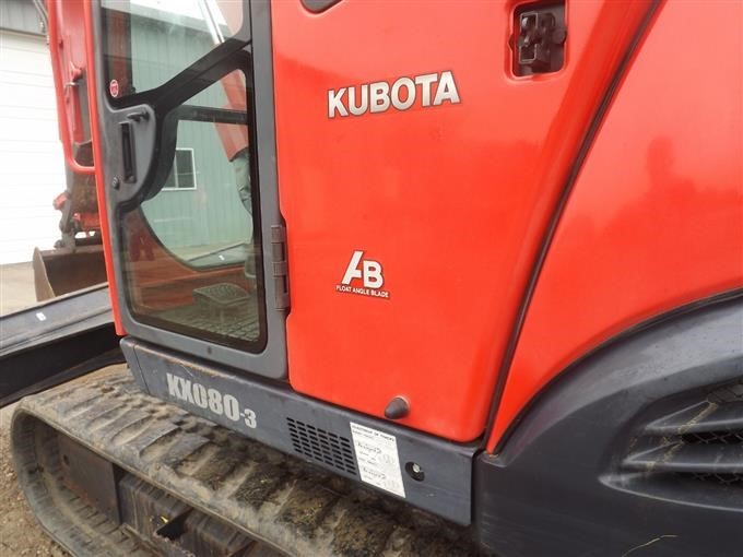 gallery 2011 Kubota KX080-3 Mini Excavator