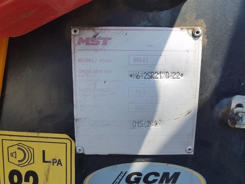 gallery 2015 MST 642 SERIES BACKHOE