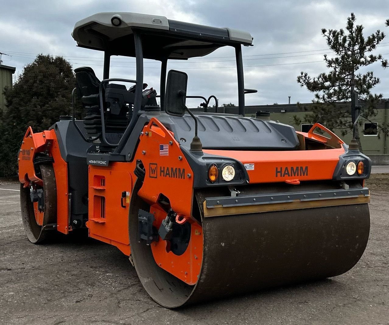 gallery 2021 Hamm HD 140i double drum vibratory roller