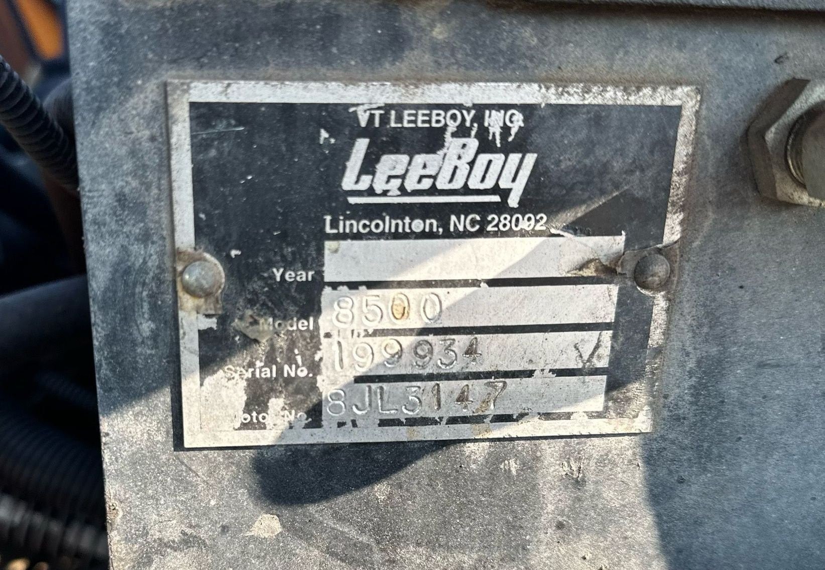 gallery 2018 LeeBoy 8500D paver