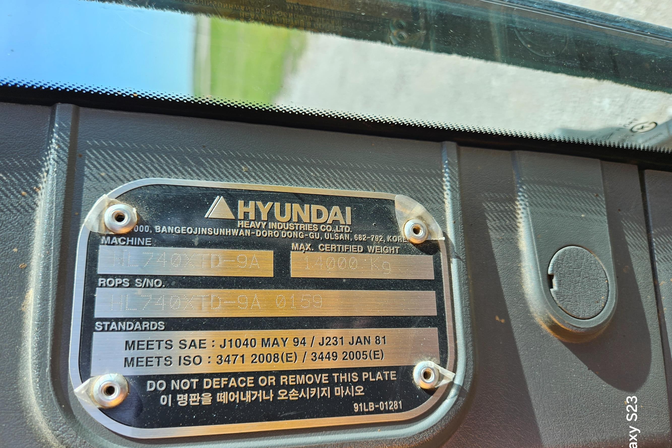 gallery 2015 Hyundai HL740XTD-9A Wheel Loader