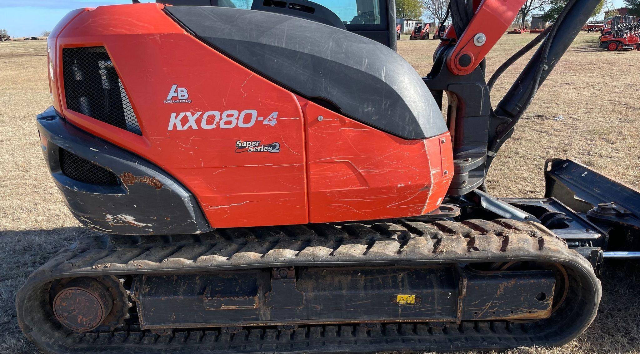 gallery 2020 Kubota KX080-4S2 mini excavator
