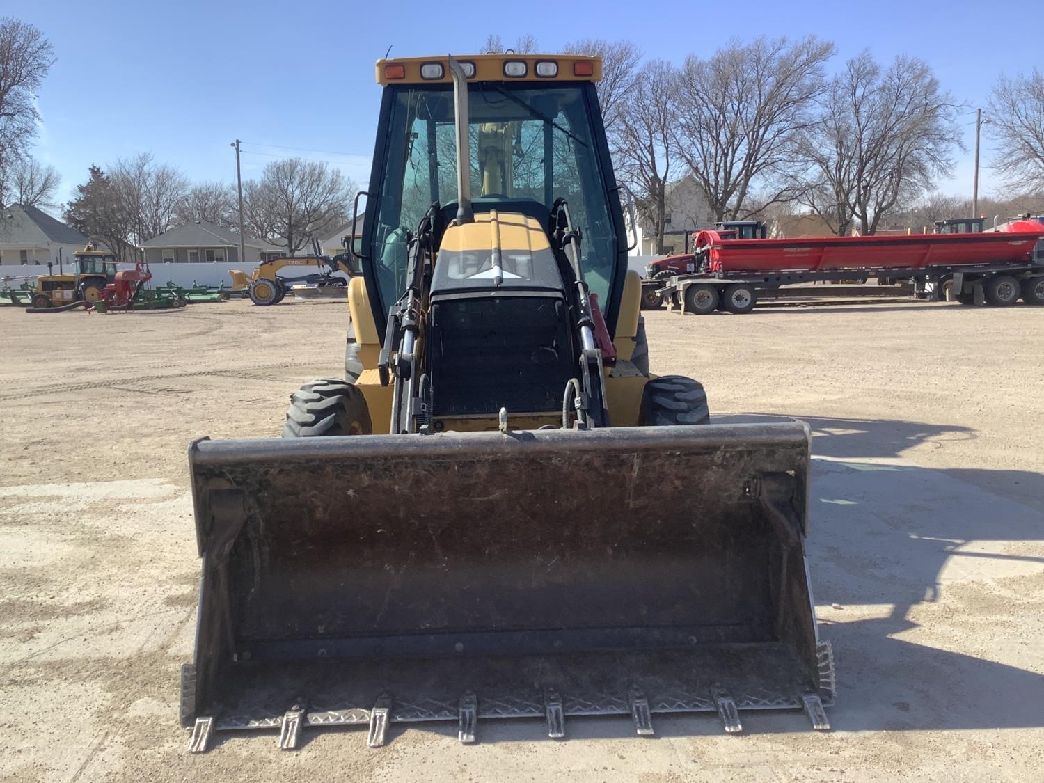 gallery 2005 Caterpillar 420D 4x4 Loader Backhoe W4-IN-1 Bucket & Extend