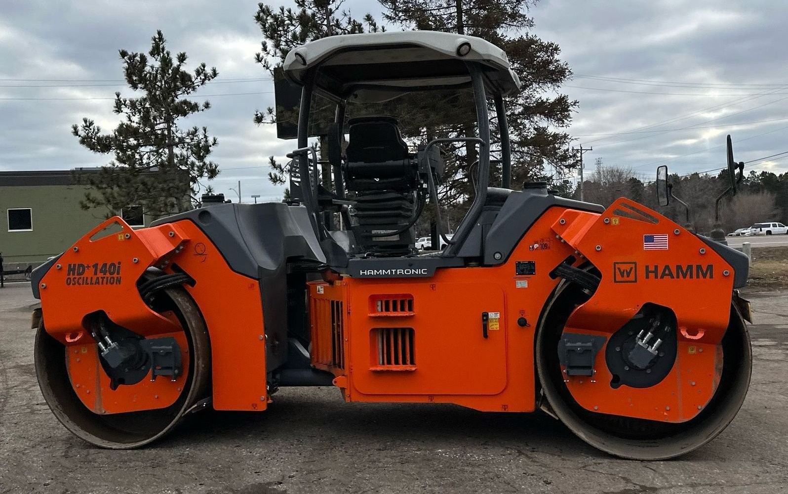 gallery 2021 Hamm HD 140i double drum vibratory roller