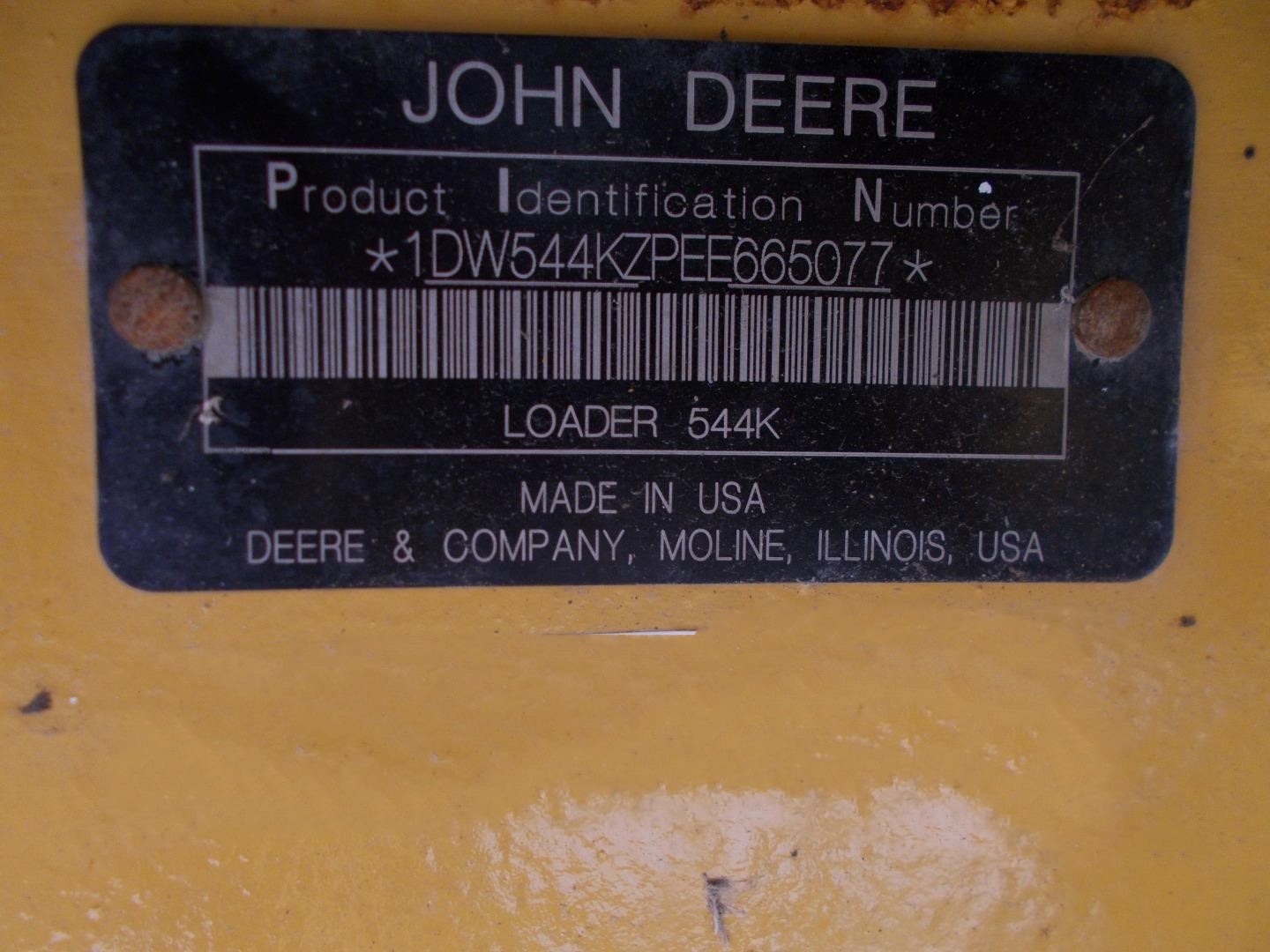 gallery 2015 John Deere 544K Wheel Loader