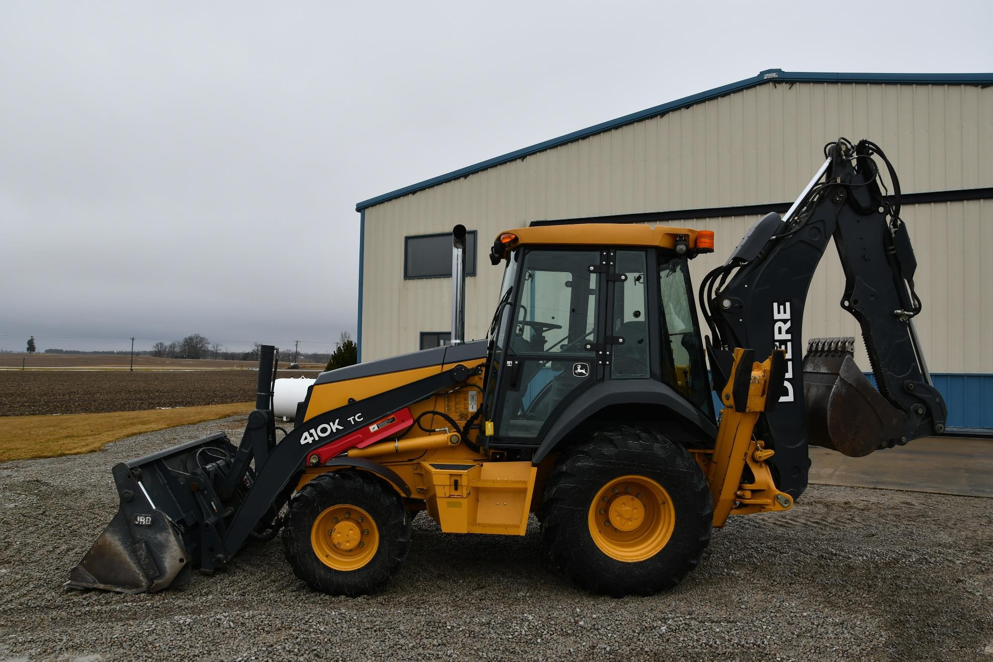 gallery 2012 John Deere 410K TC 4x4 Loader Backhoe W4-IN-1 Bucket & Extendahoe