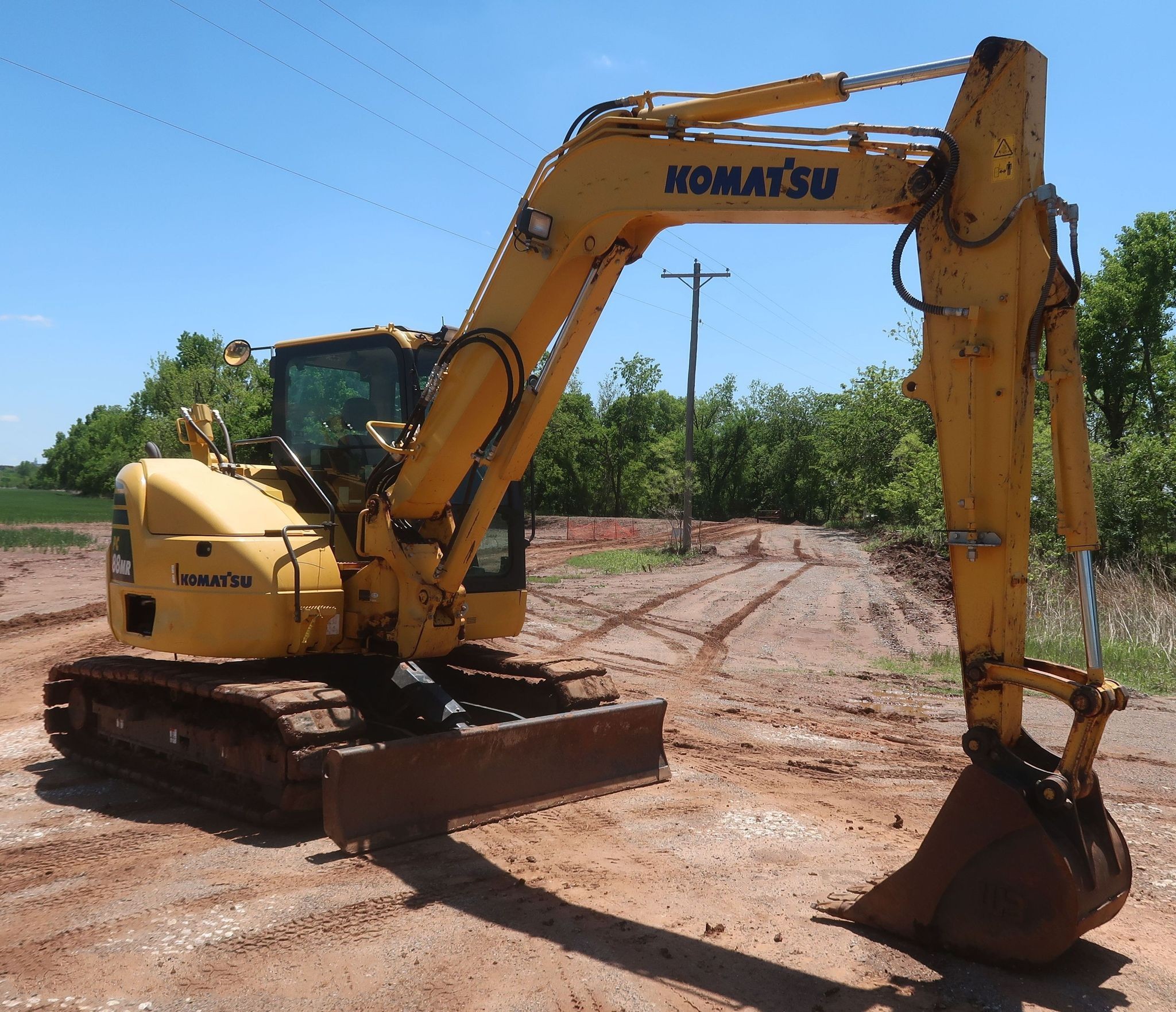 gallery 2018 Komatsu PC88MR-10  mini excavator