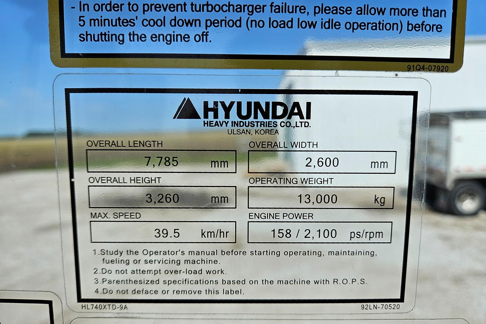 gallery 2015 Hyundai HL740XTD-9A Wheel Loader