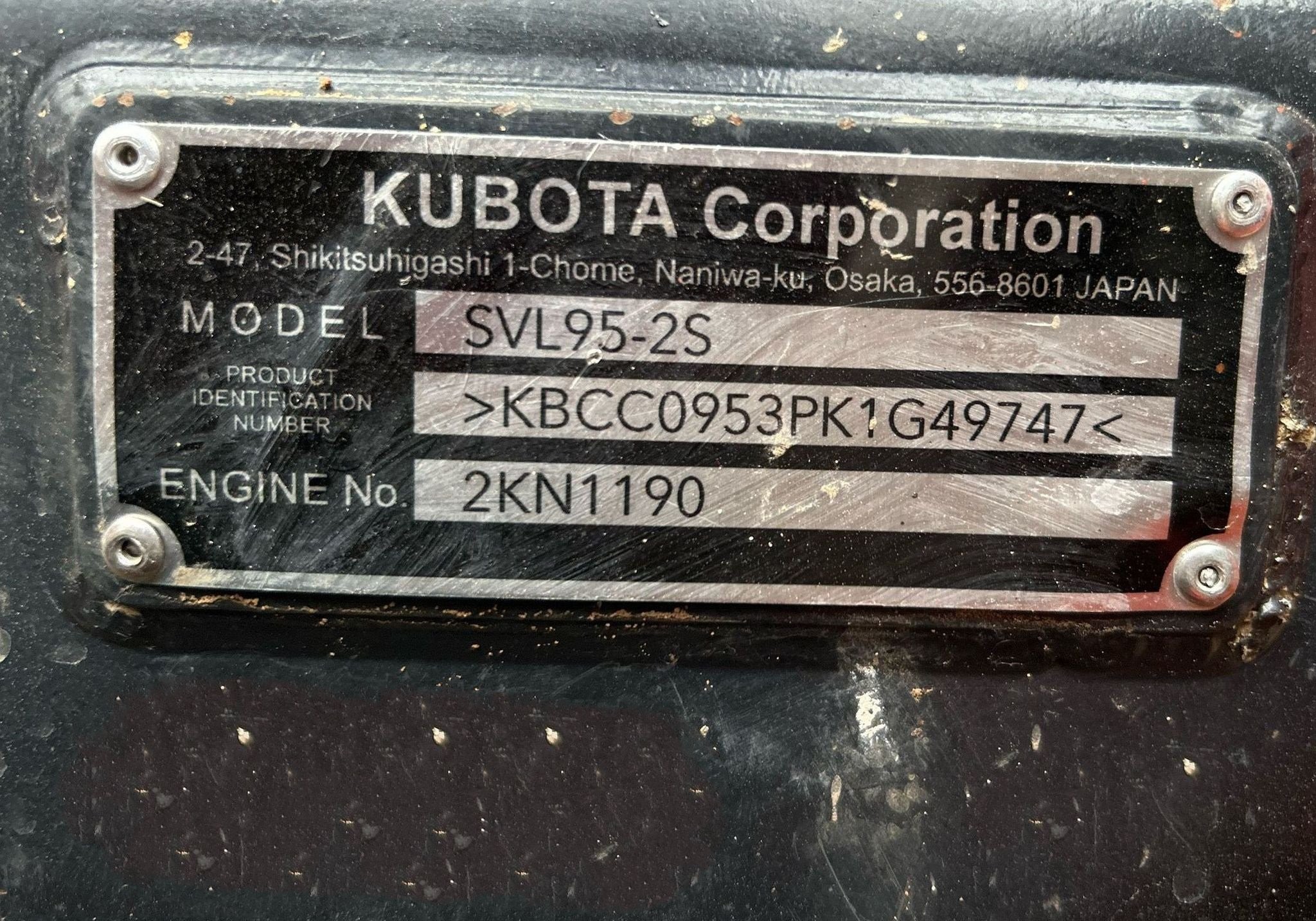 gallery 2020 Kubota SVL95-2S Skid Steer High flow