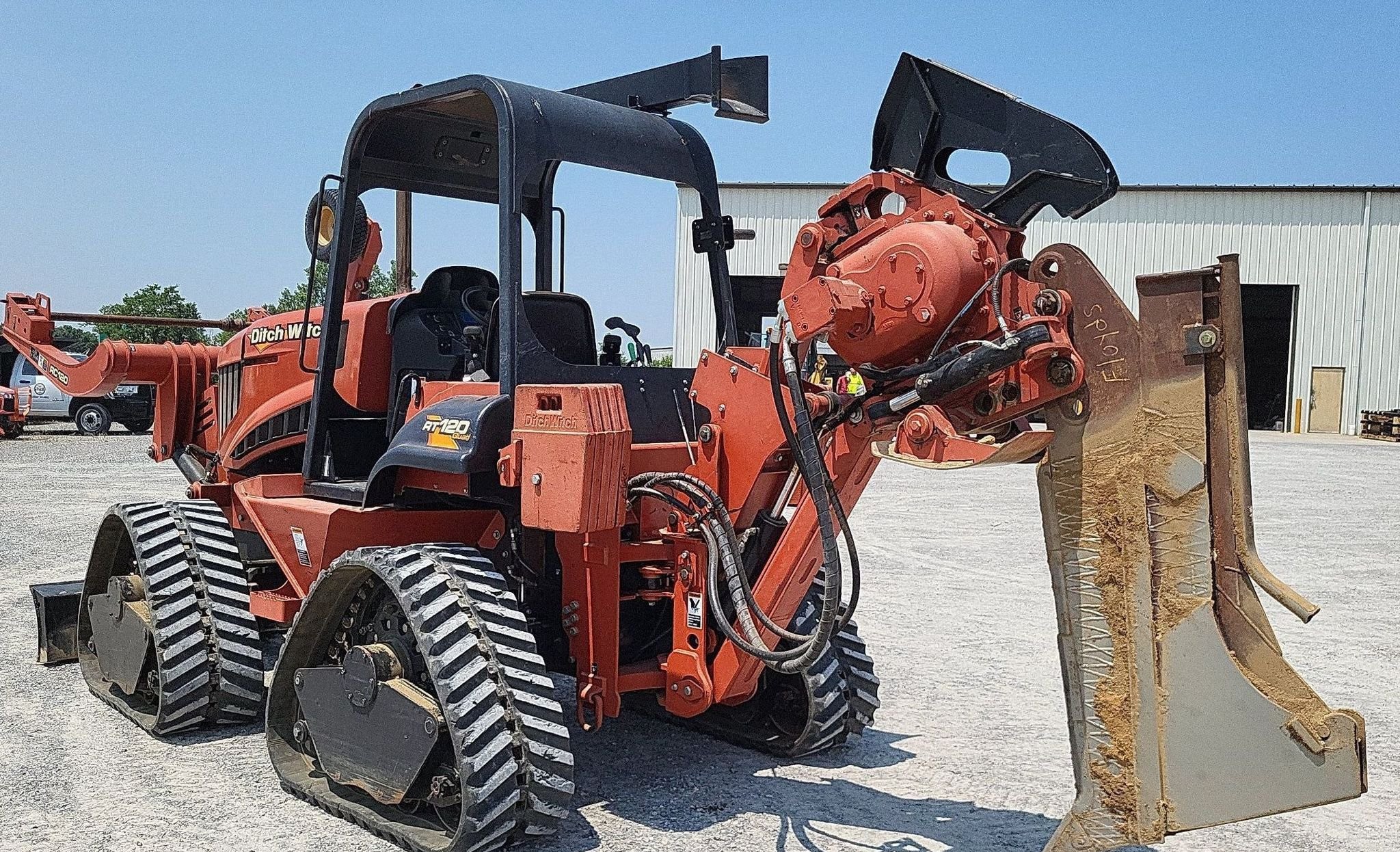 gallery 2012 Ditch Witch RT120 Quad vibratory cable plow