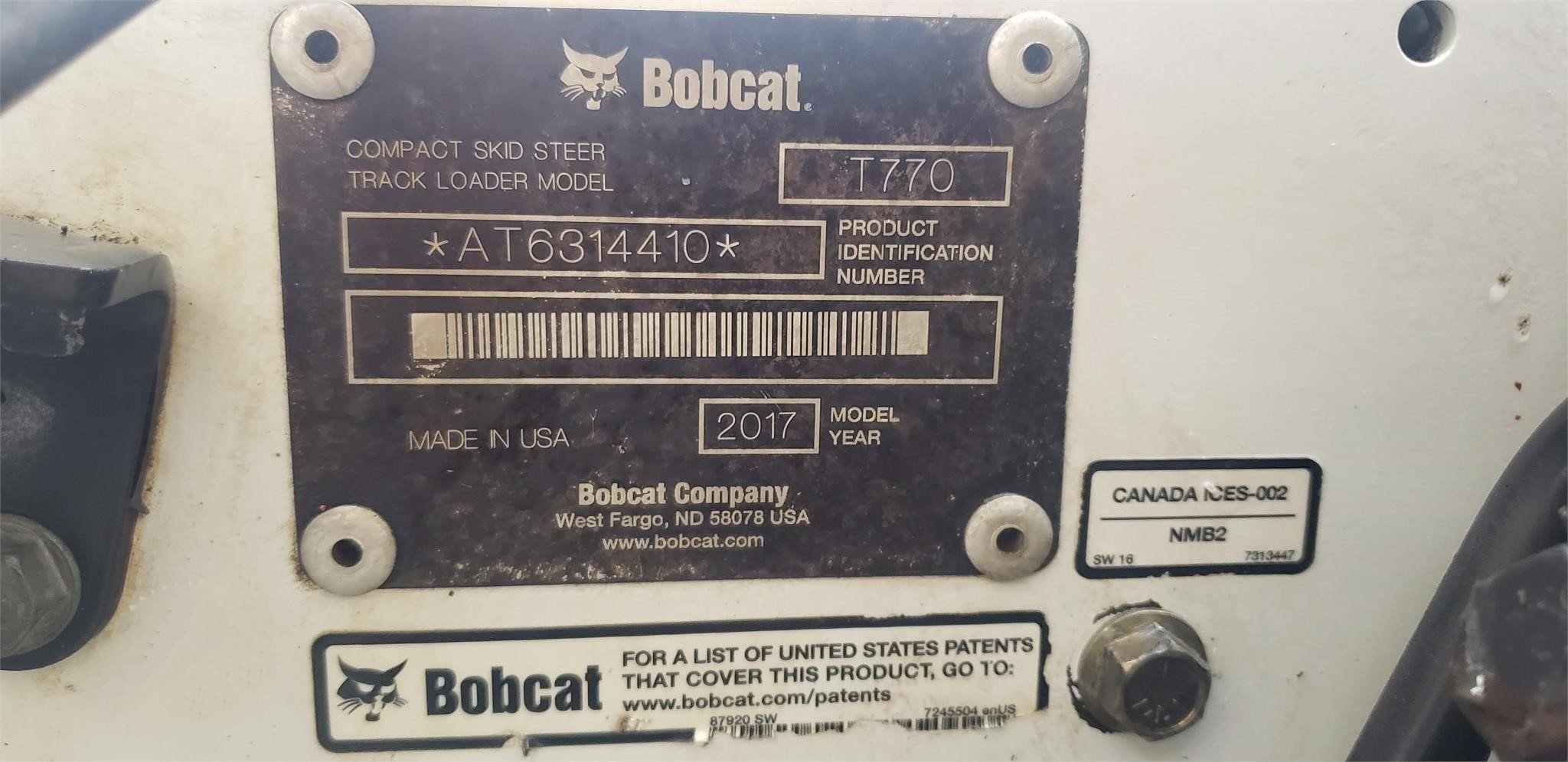 gallery 2017 BOBCAT T770  Skid Steer