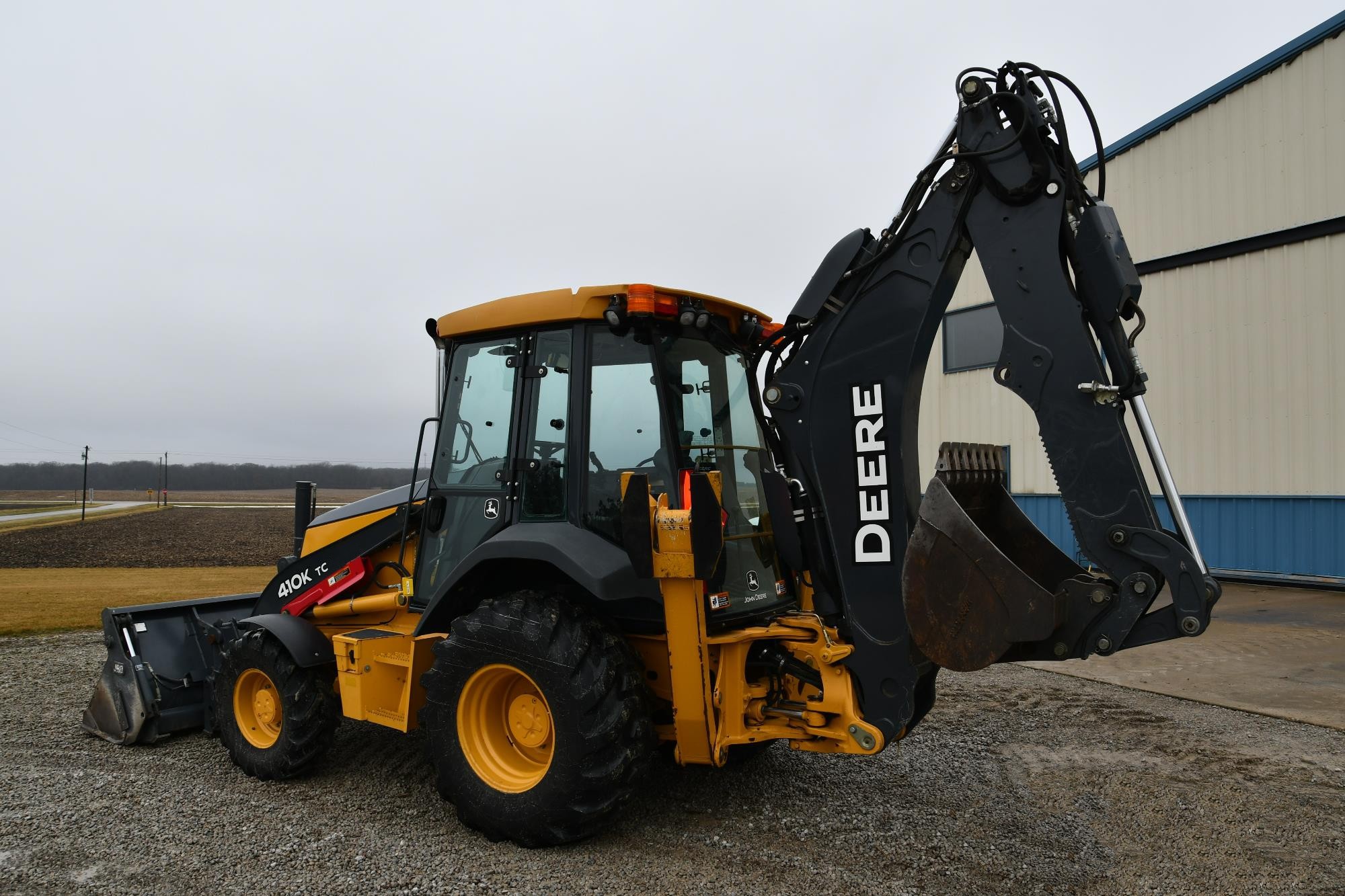 gallery 2012 John Deere 410K TC 4x4 Loader Backhoe W4-IN-1 Bucket & Extendahoe