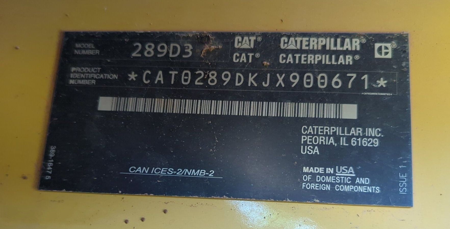 gallery 2019 Caterpillar 289D3 skid steer loader