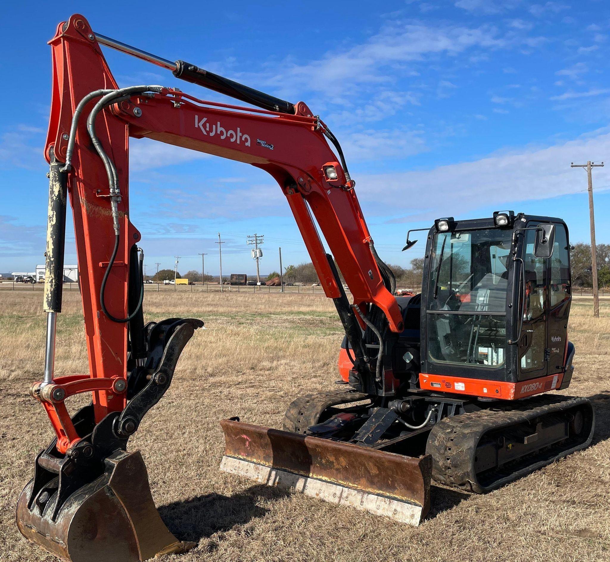gallery 2020 Kubota KX080-4S2 mini excavator