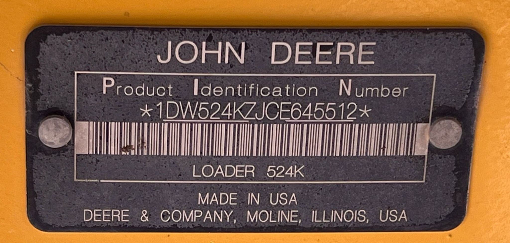gallery 2012 John Deere 524K wheel loader