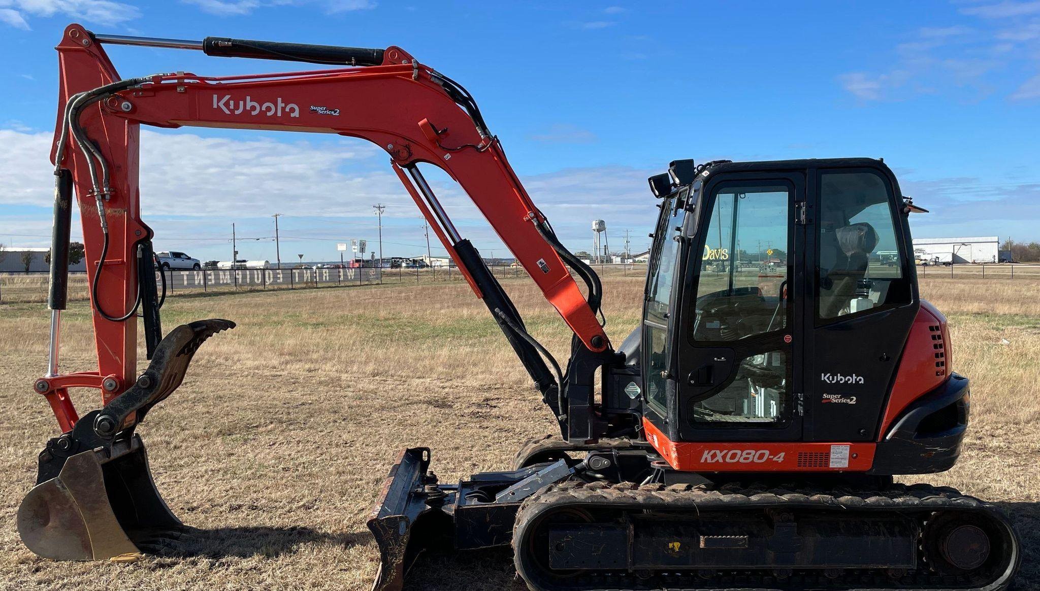 gallery 2020 Kubota KX080-4S2 mini excavator