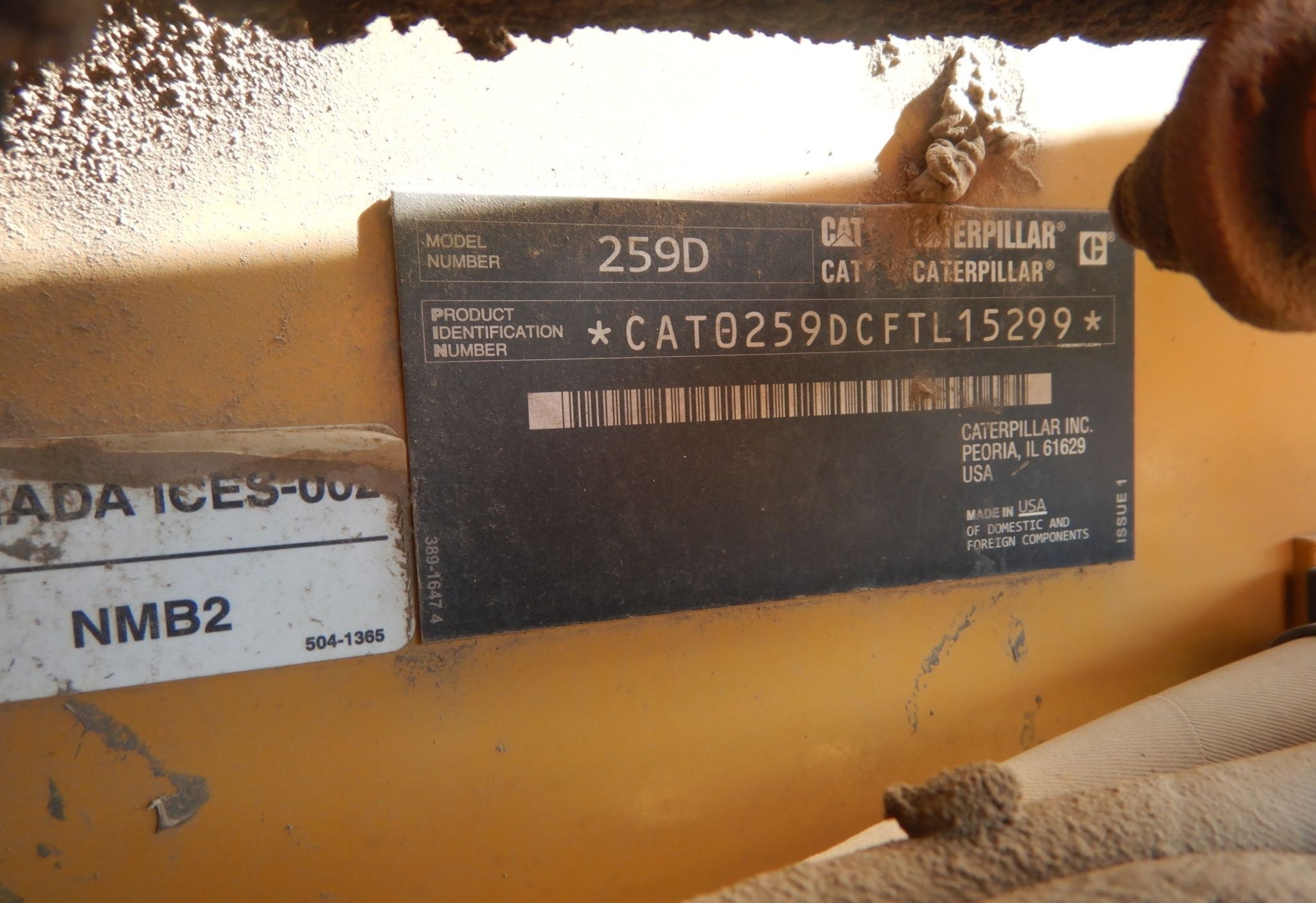 gallery 2018 Caterpillar 259D  tracked skid steer loader 55k