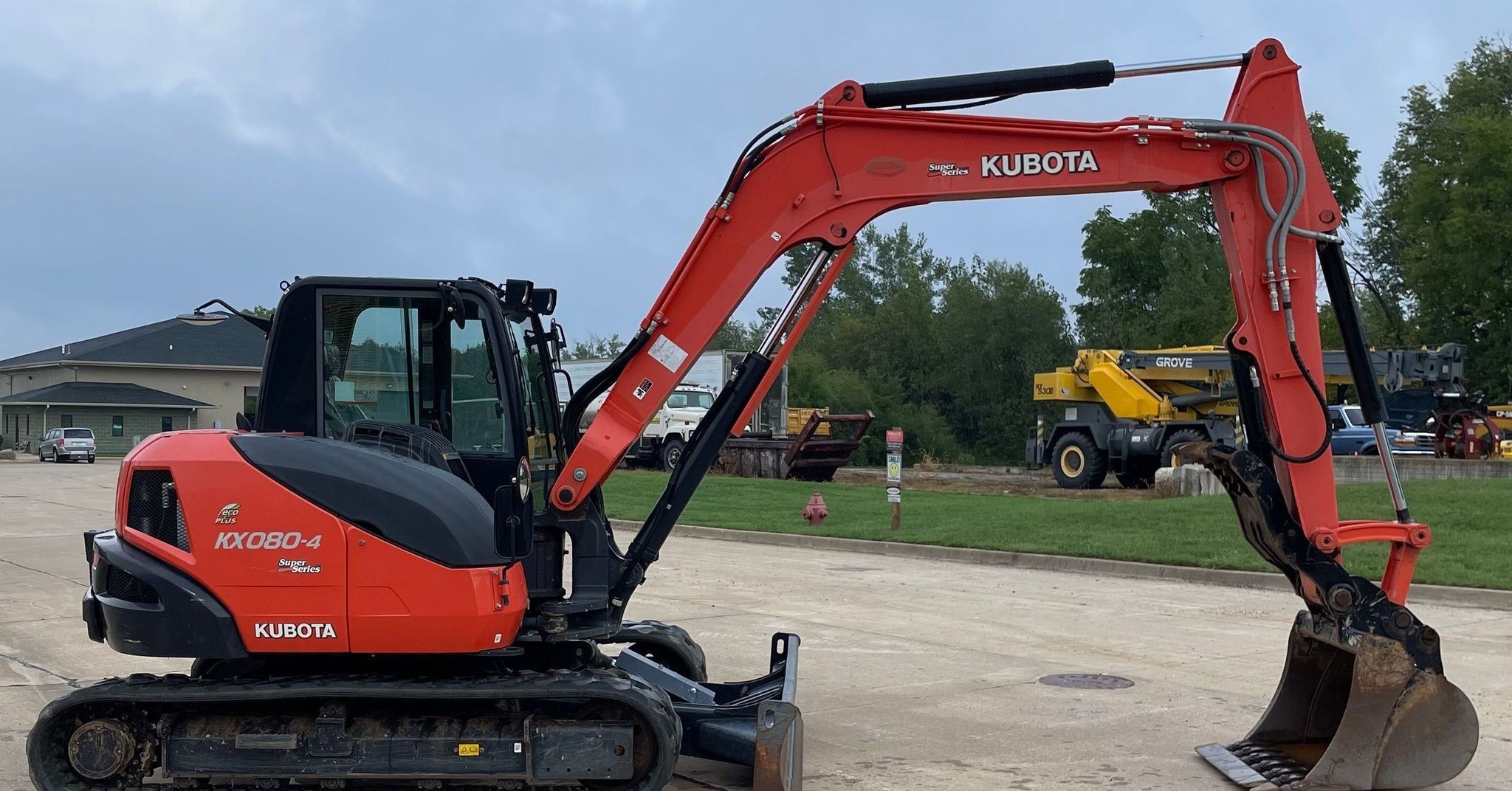 gallery 2019 Kubota KX080-4 mini excavator