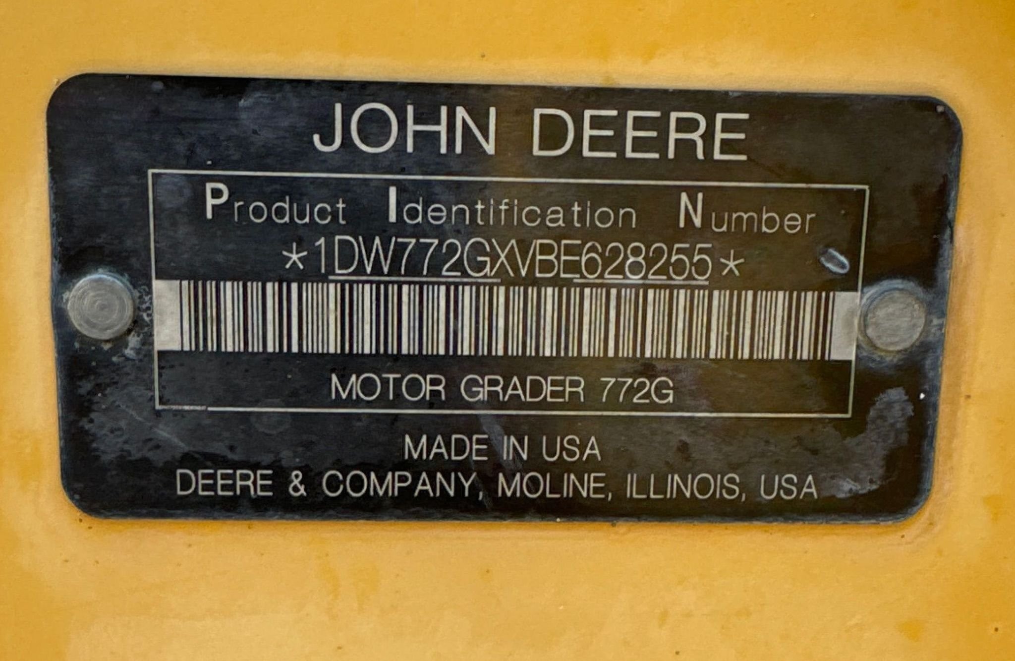 gallery 2011 John Deere 772G motor grader