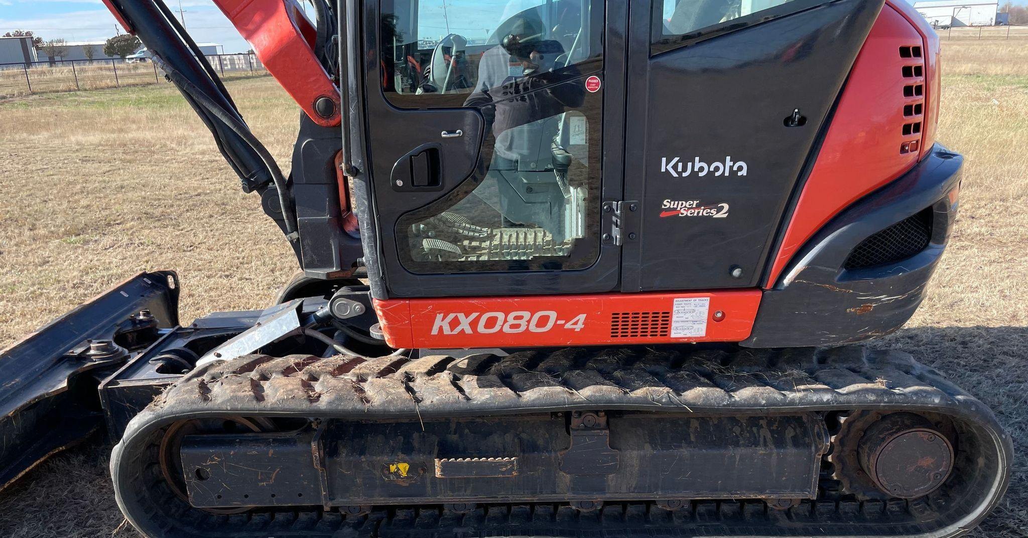 gallery 2020 Kubota KX080-4S2 mini excavator