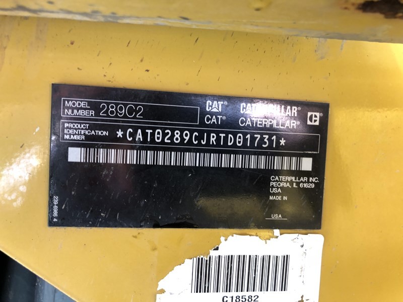 gallery CAT 289C2 SKID STEER LOADER CATERPILLAR