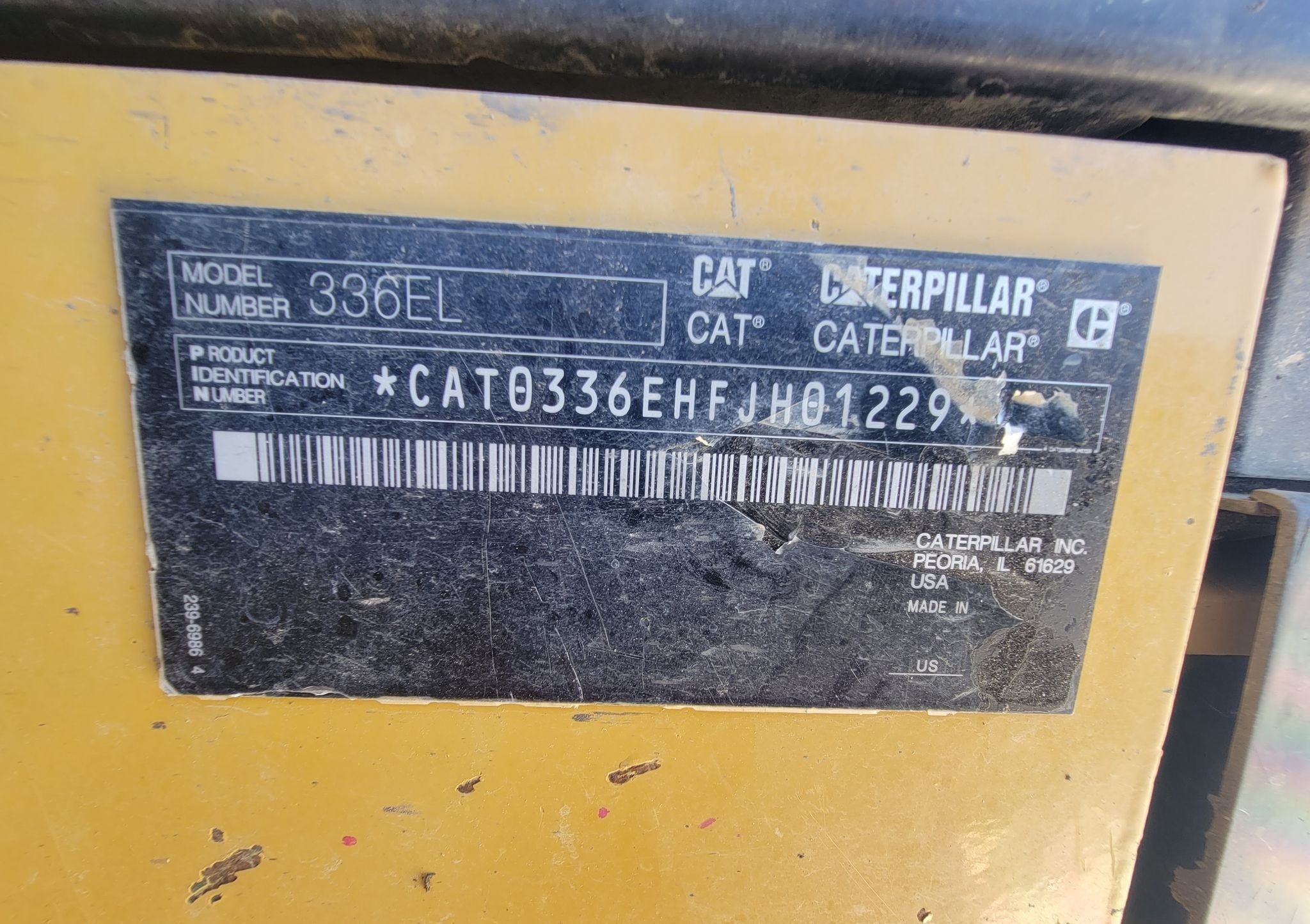 gallery 2014 Caterpillar 336EL excavator