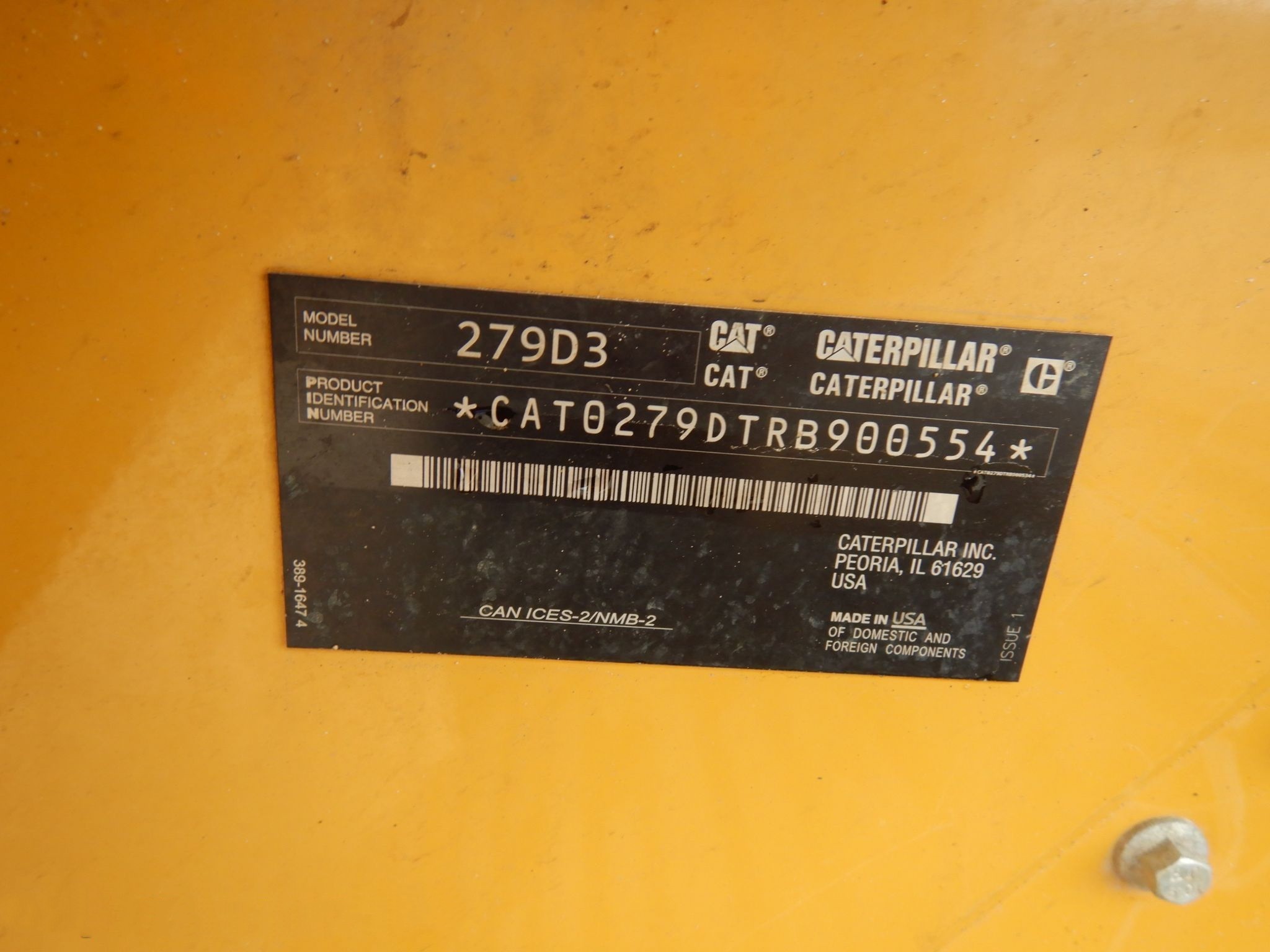 gallery 2019 Caterpillar 279D3  tracked skid steer loader