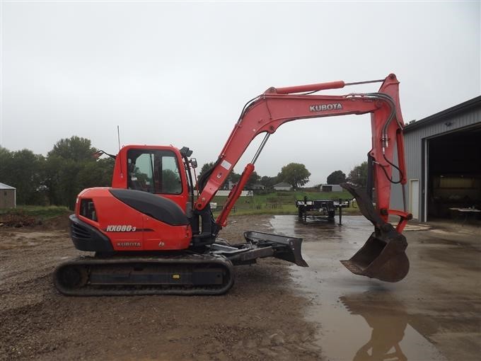 gallery 2011 Kubota KX080-3 Mini Excavator