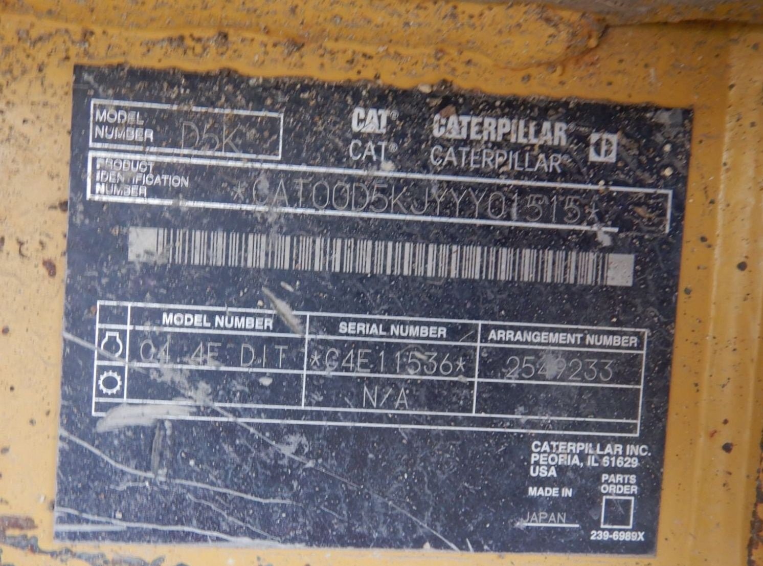 gallery 2011 Caterpillar D5K LGP dozer