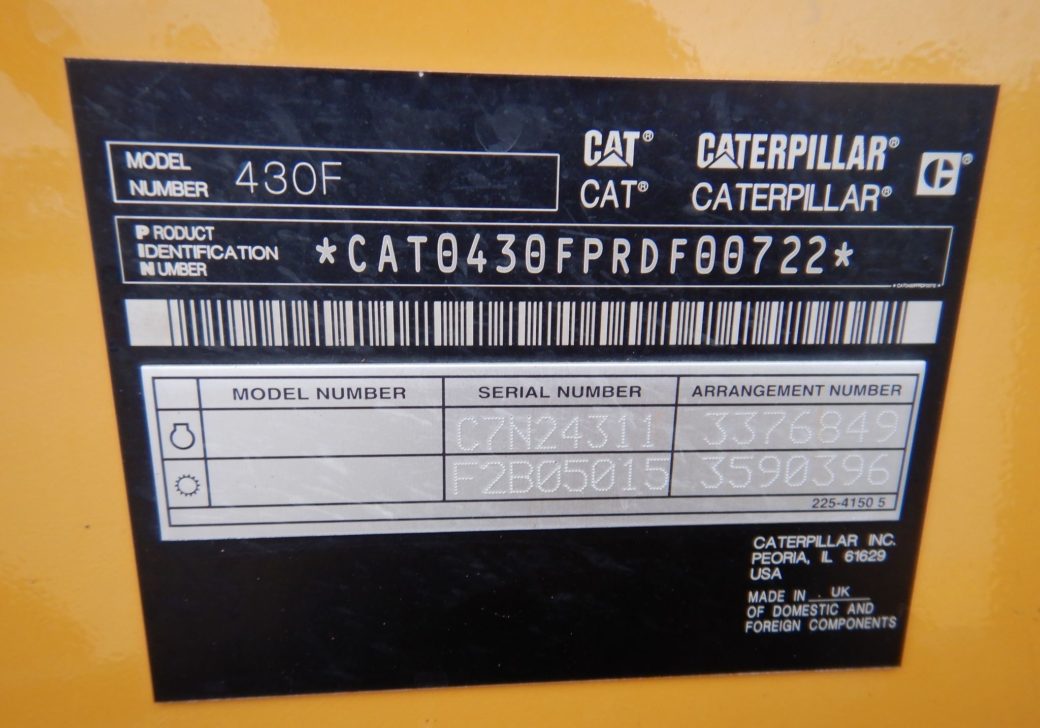 gallery 2014 Caterpillar 430F backhoe