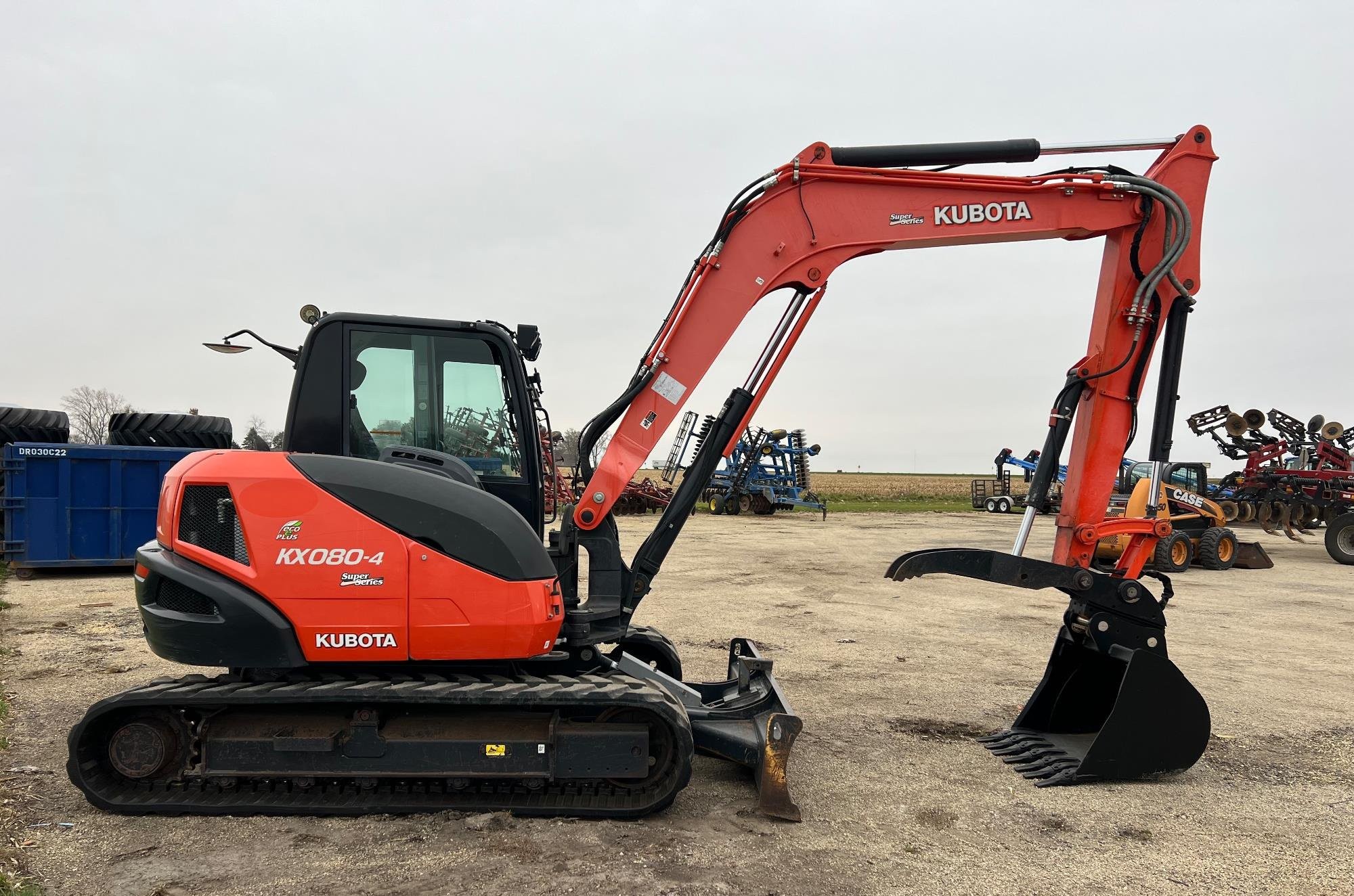gallery 2018 Kubota KX080-4 Mini Excavator