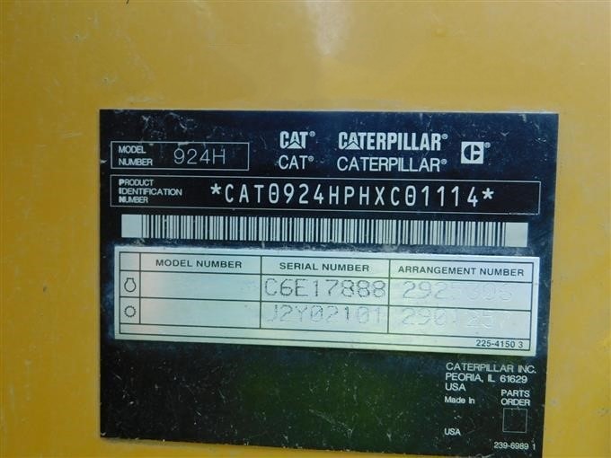 gallery 2009 Caterpillar 924H High Lift Wheel Loader