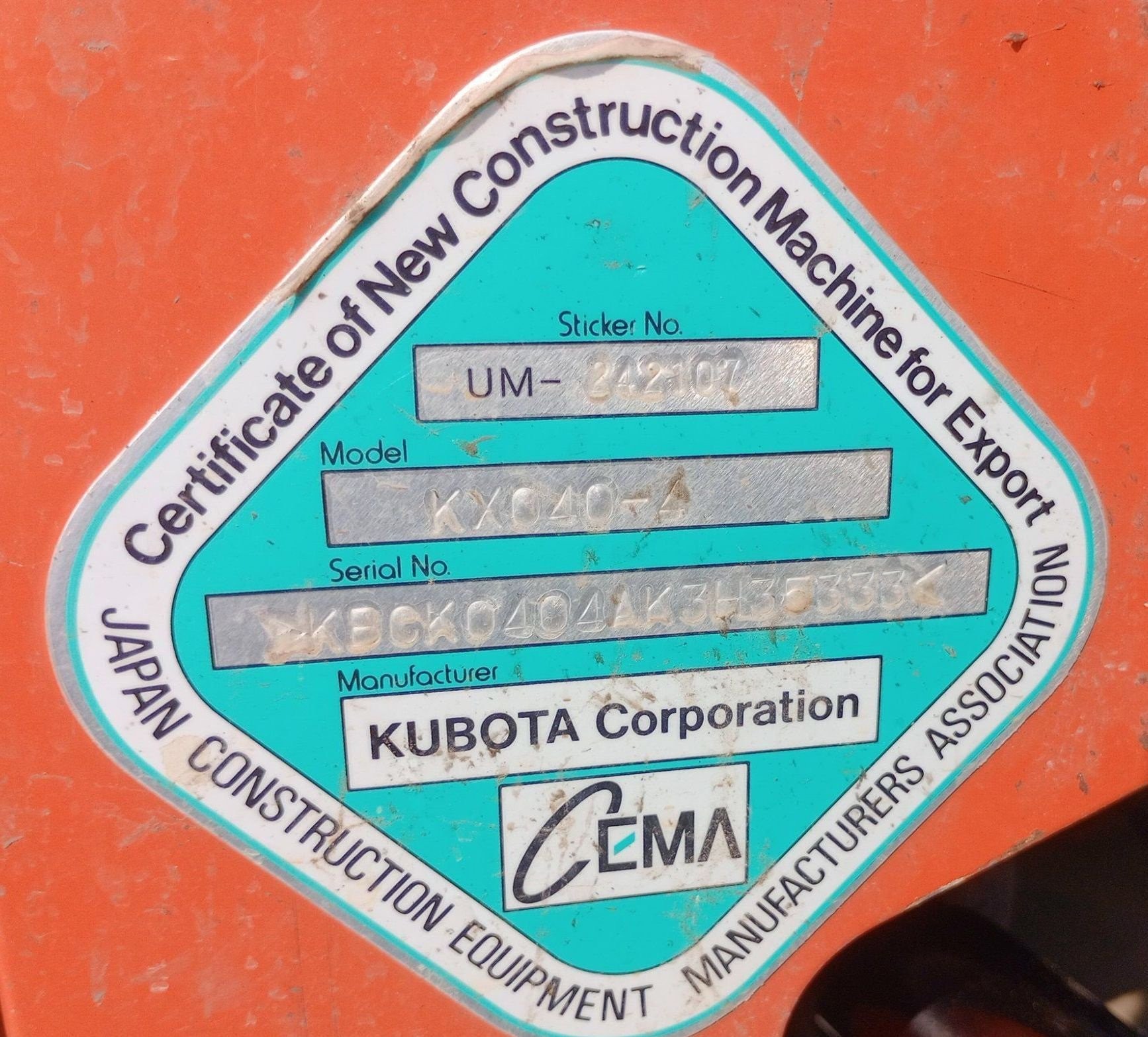 gallery 2019 Kubota KX040-4 mini excavator